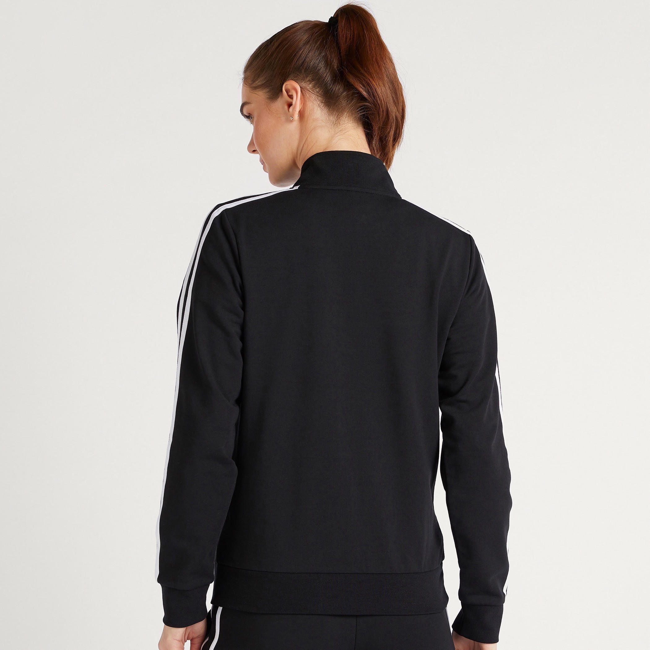 Solid Zip Through Jacket with Side Tape Detail and Long Sleeves-women-clothing-sportswearandactivewear-coatsandjackets-jackets-image-4