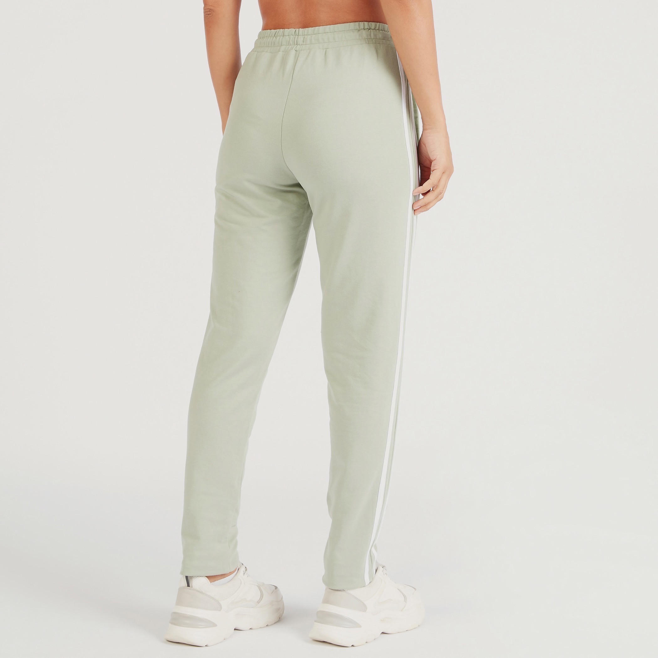 Solid Track Pants with Drawstring Closure and Pockets-women-clothing-sportswearandactivewear-bottoms-image-4