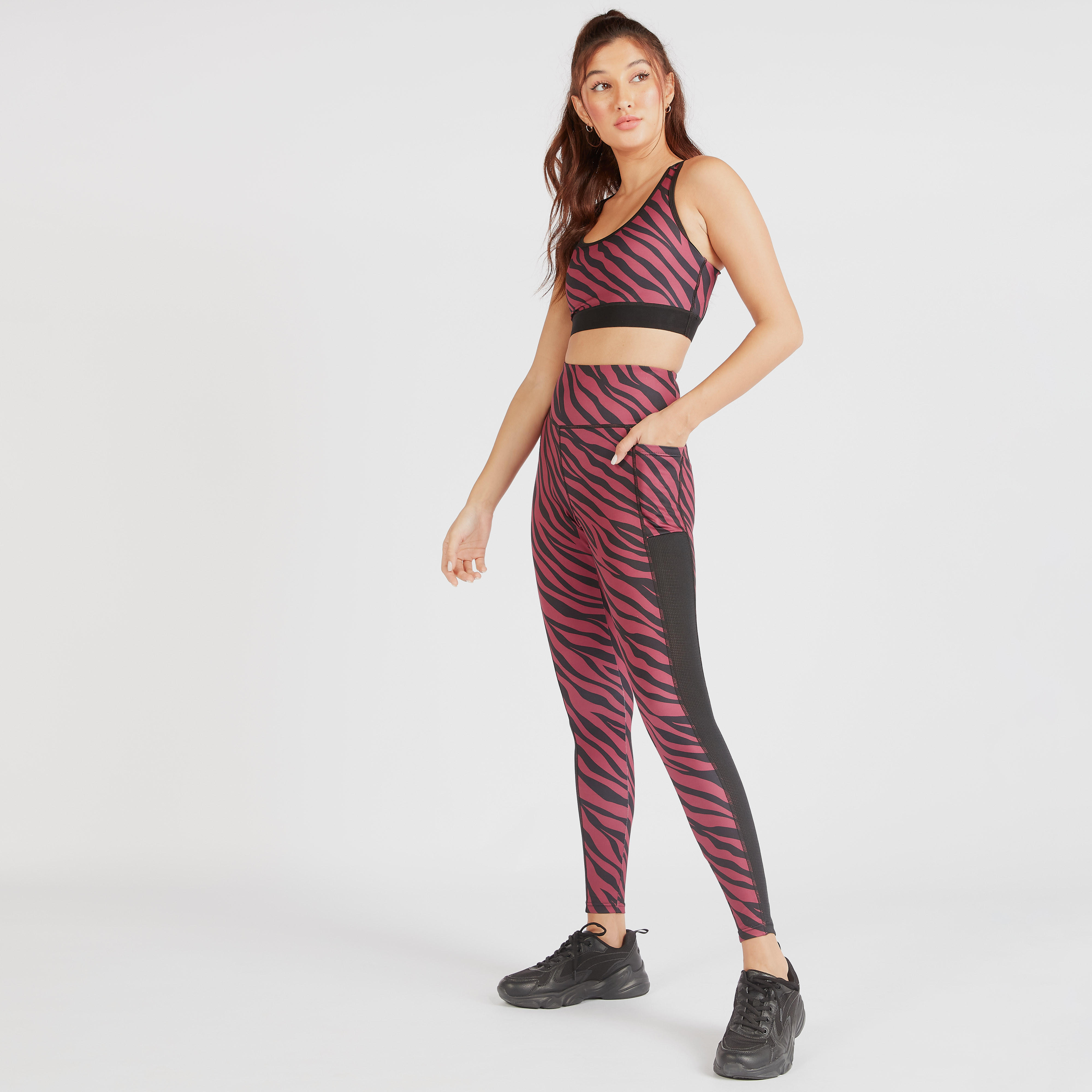 بنطلون ليقنز بخصر مطّاطي وجيوب وطبعات حيوانات-women-clothing-bottoms-leggings-image-2