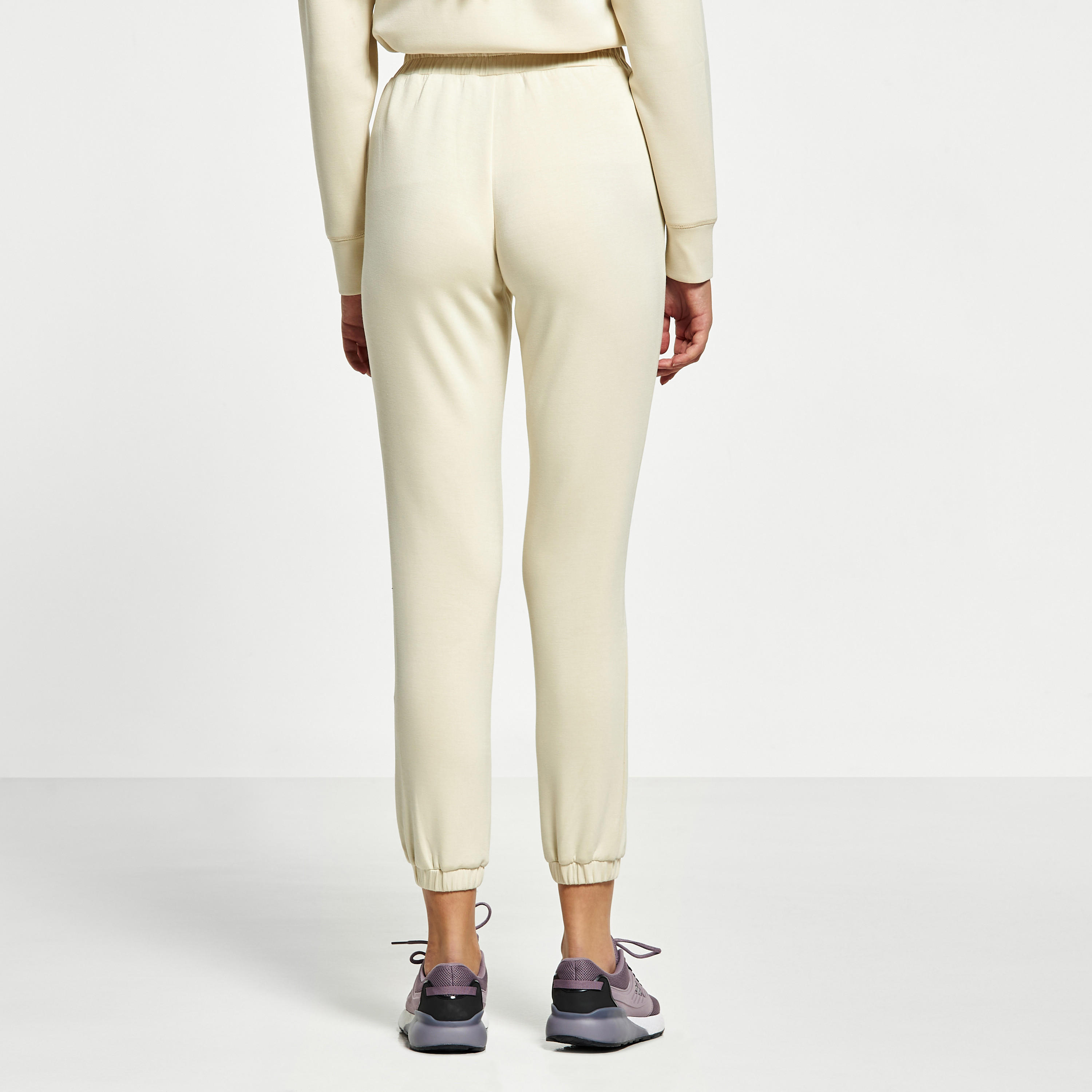 بنطلون رياضي سادة بأساور ورباط إغلاق-women-clothing-sportswearandactivewear-bottoms-image-3