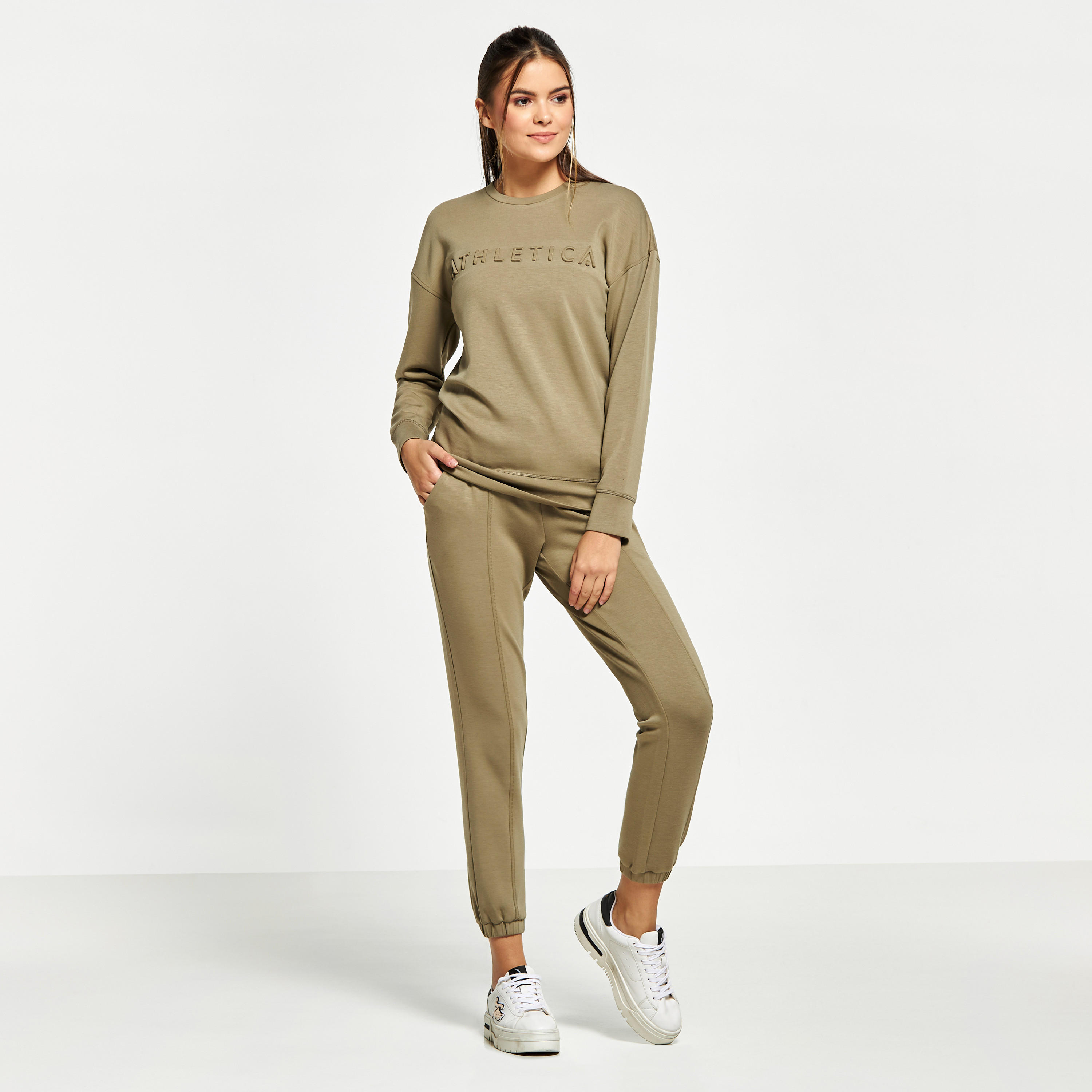 بنطلون رياضي سادة بأساور ورباط إغلاق-women-clothing-sportswearandactivewear-bottoms-image-11