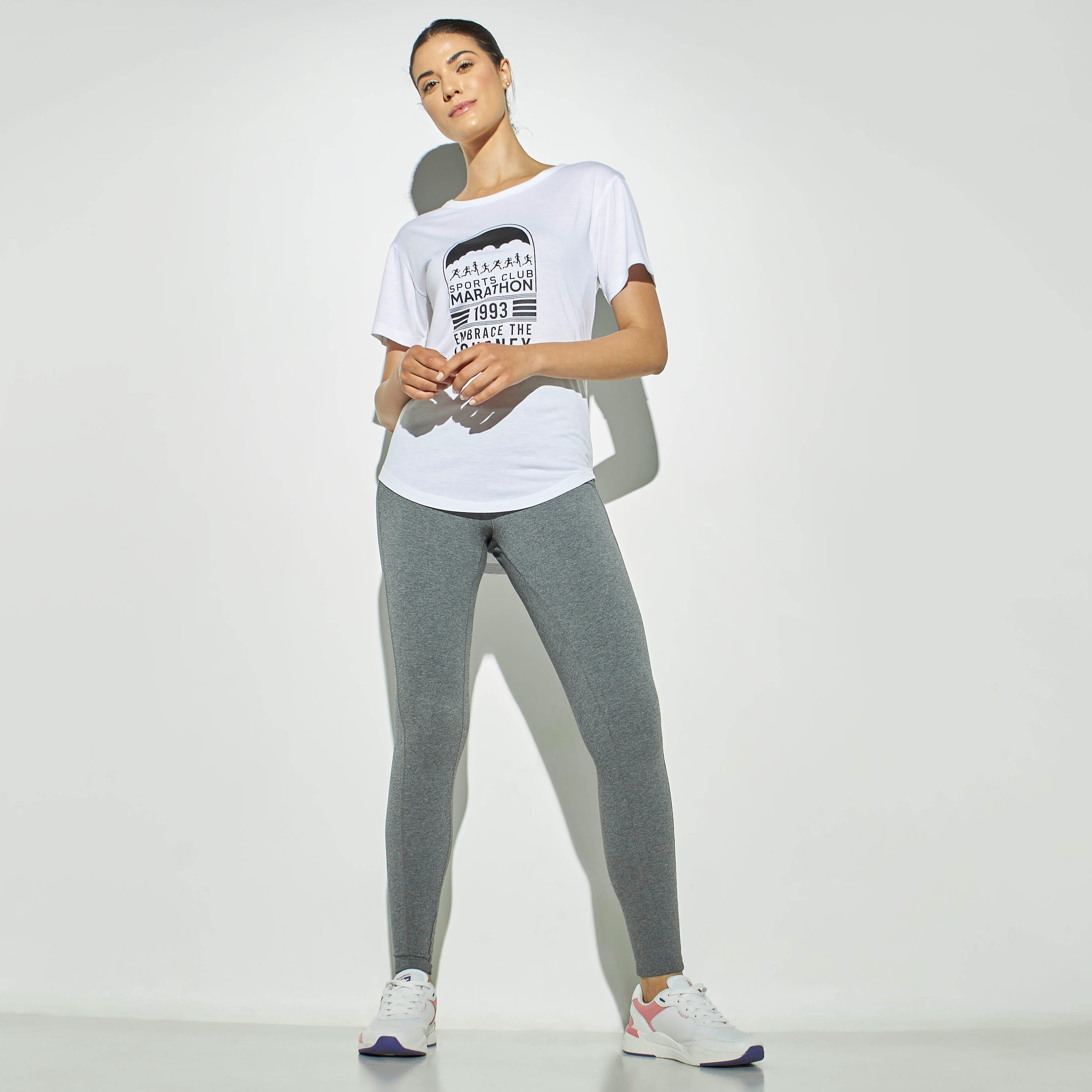Solid Leggings with Elasticated Waistband-women-clothing-bottoms-leggings-image-2