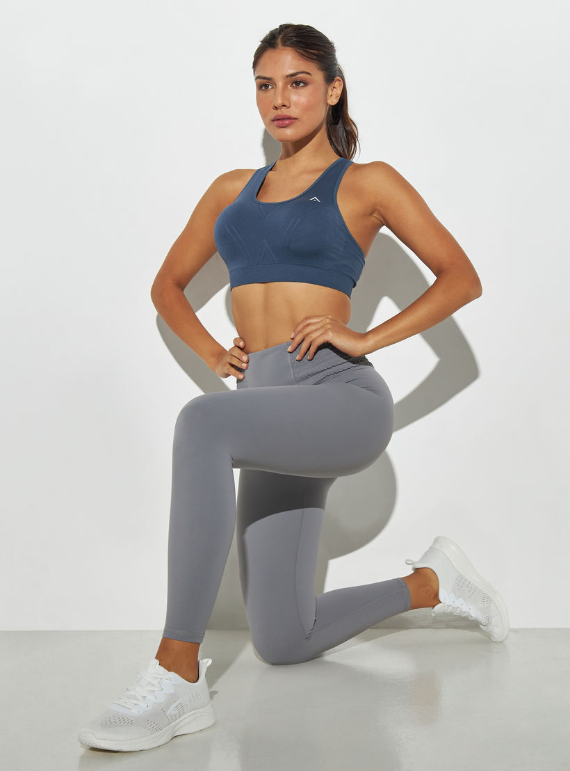 Textured Seamless Sports Bra with Racerback-women-clothing-lingerie-bras-image-2