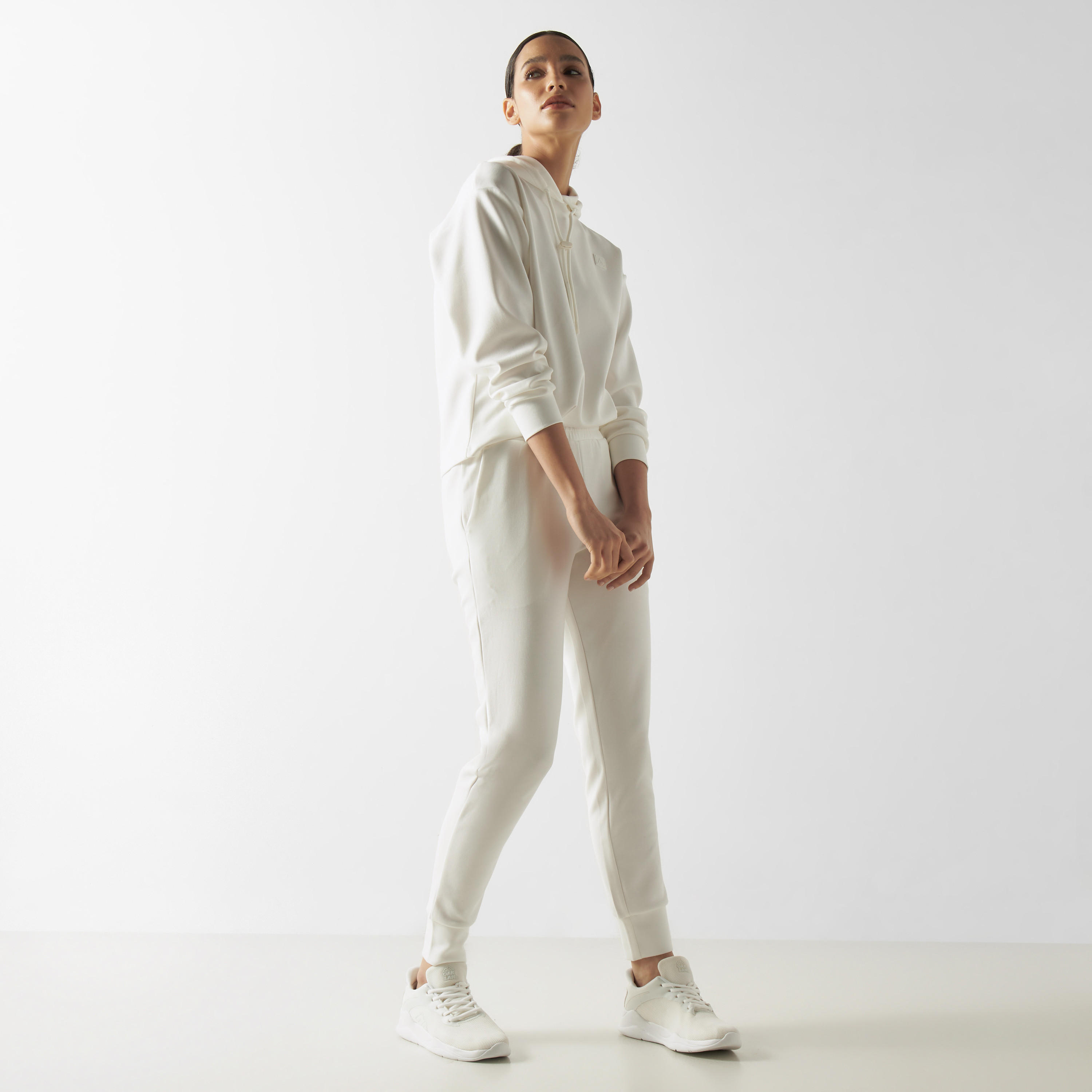 بنطلون رياضي سادة بجيوب وخصر مطاطي-women-clothing-bottoms-joggers-image-14