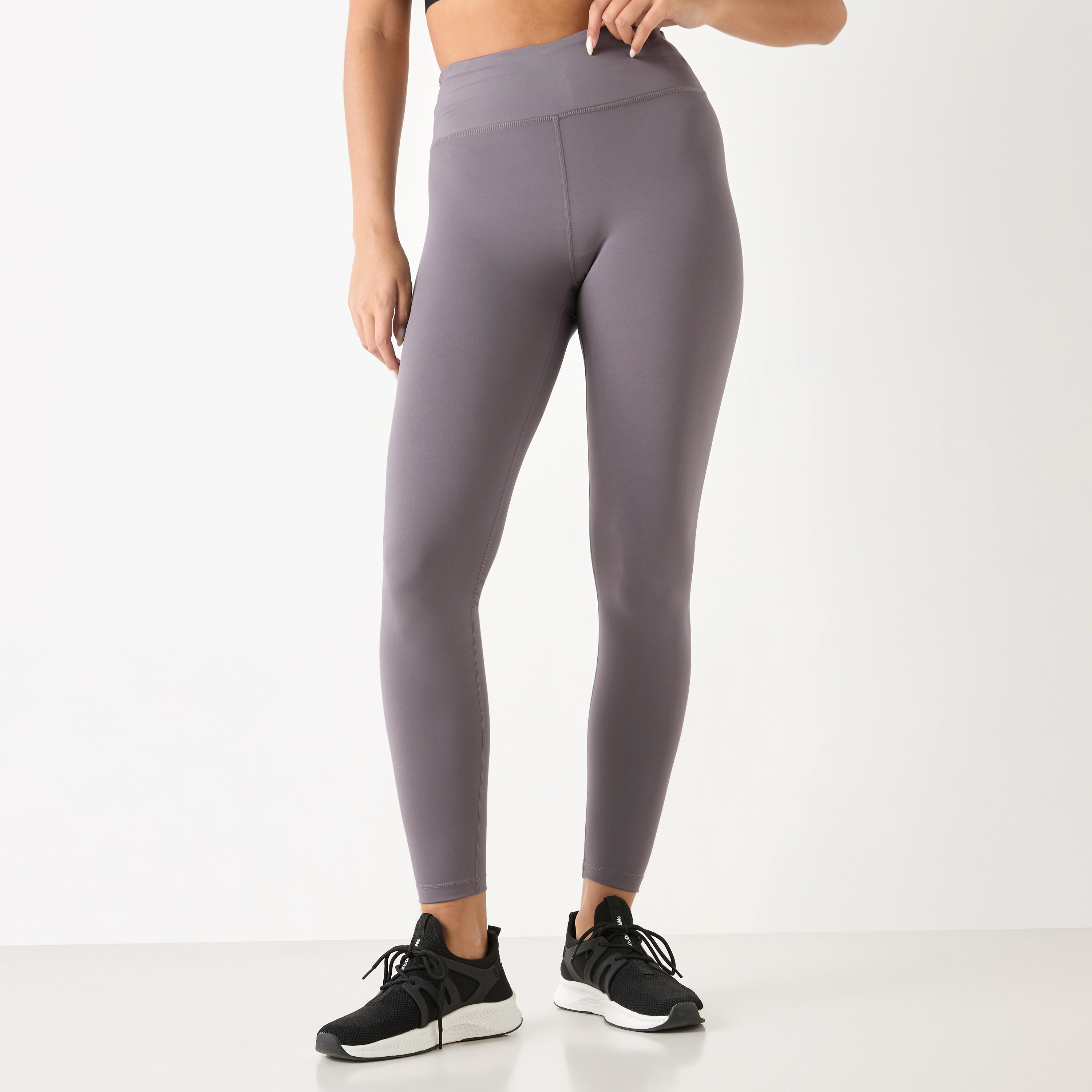 Leggings with Elasticated Waistband-women-clothing-bottoms-leggings-image-1