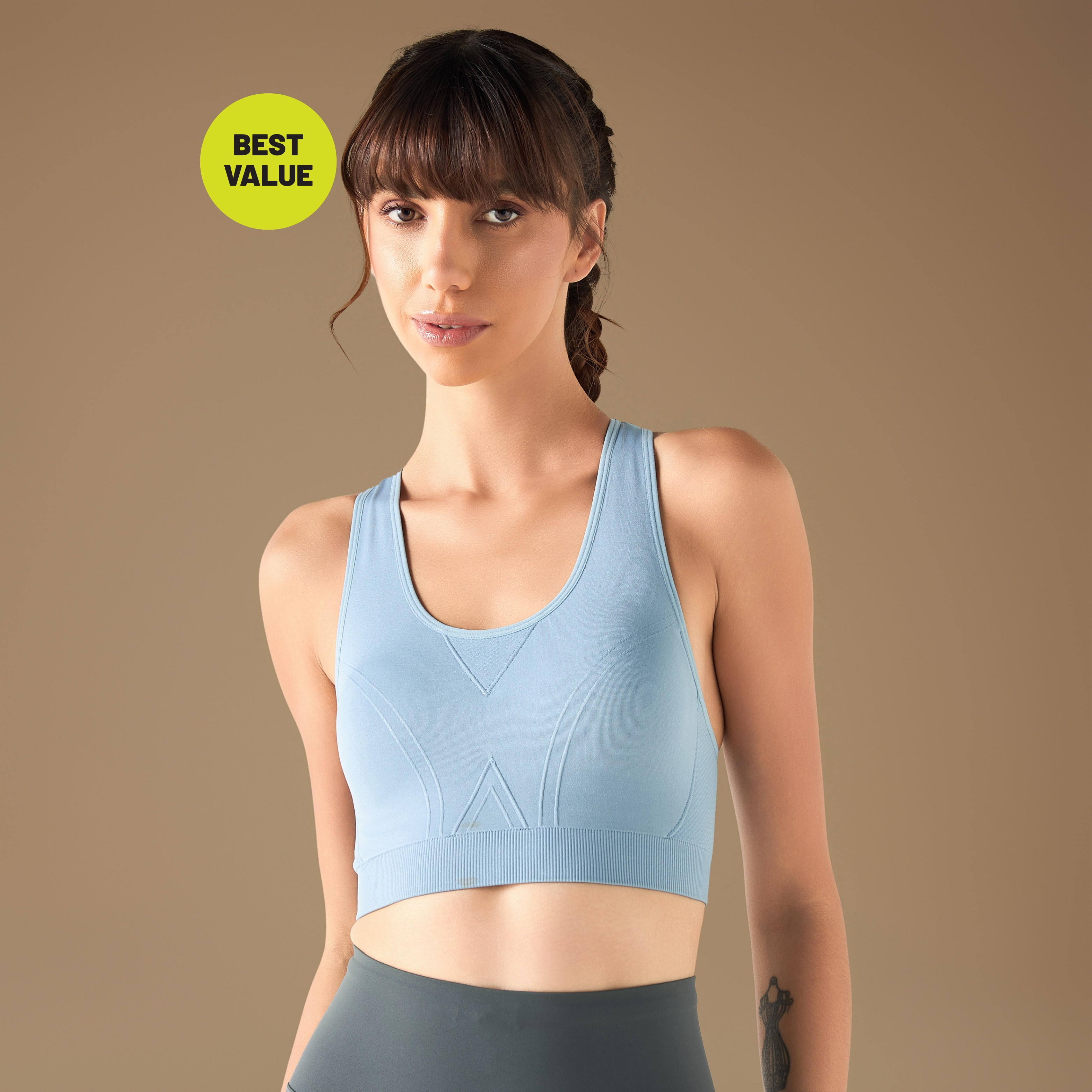 Textured Racerback Sports Bra-women-clothing-lingerie-bras-image-23