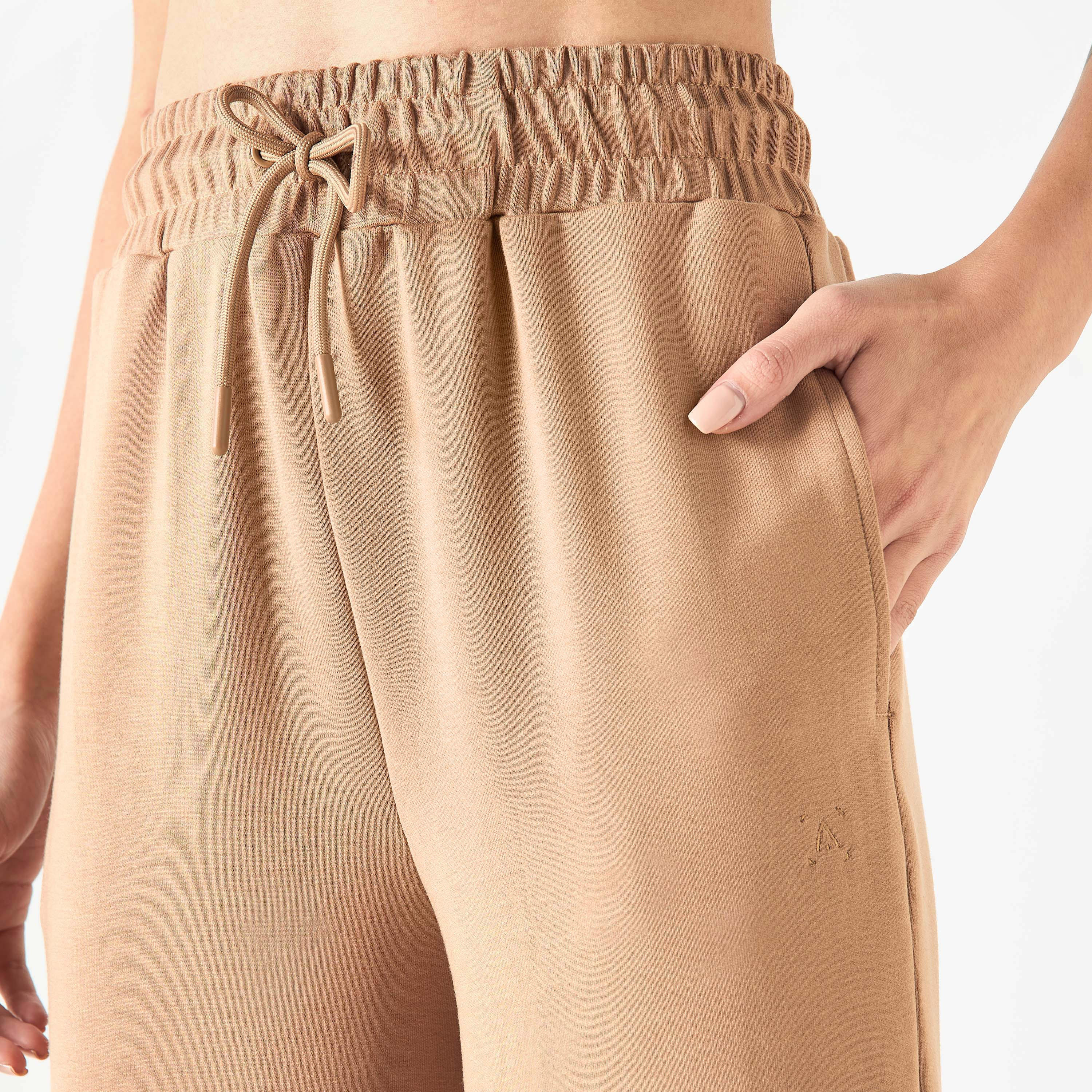 Track Pants with Drawstring Closure and Pockets-women-clothing-bottoms-joggers-image-8