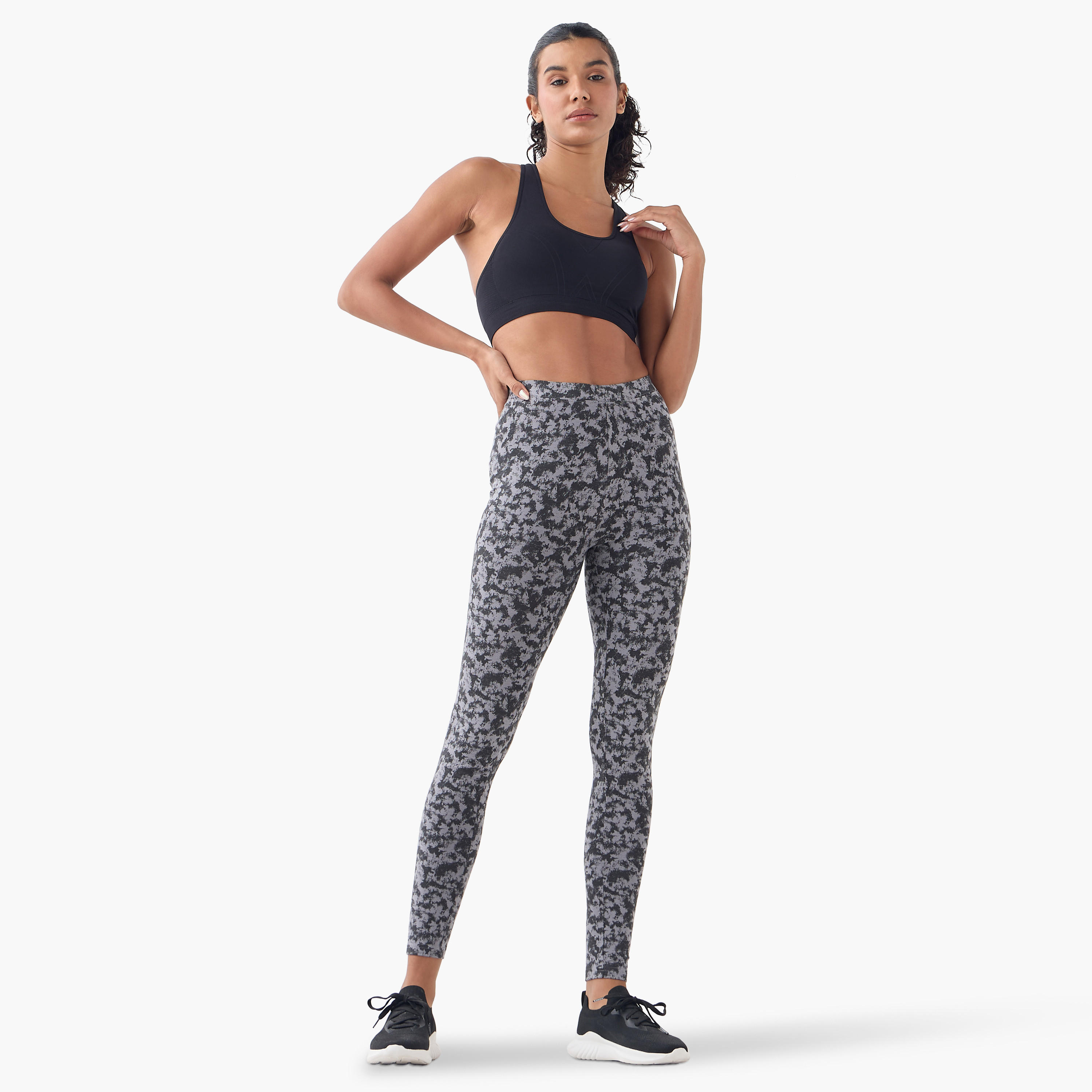Textured Sports Bra with Racerback-sports-women-clothing-sportsbras-image-2
