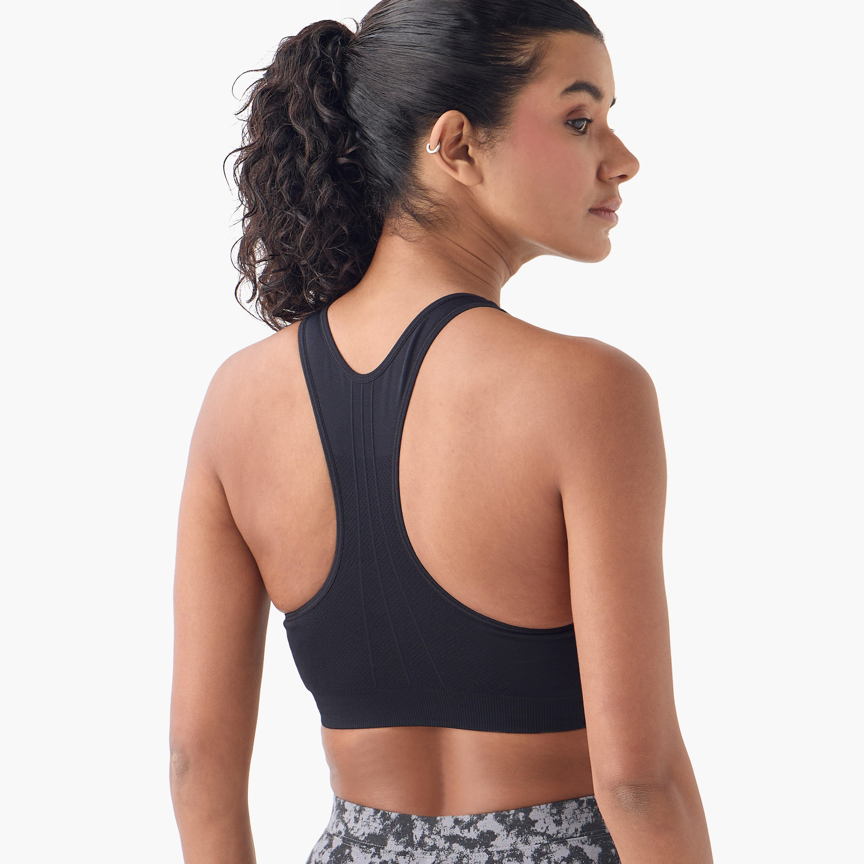 Textured Sports Bra with Racerback-sports-women-clothing-sportsbras-image-3
