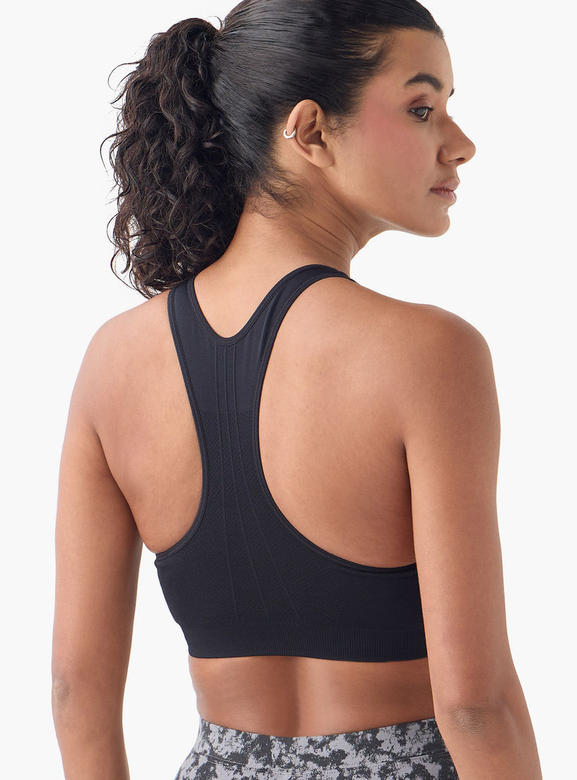 Textured Sports Bra with Racerback-sports-women-clothing-sportsbras-image-3