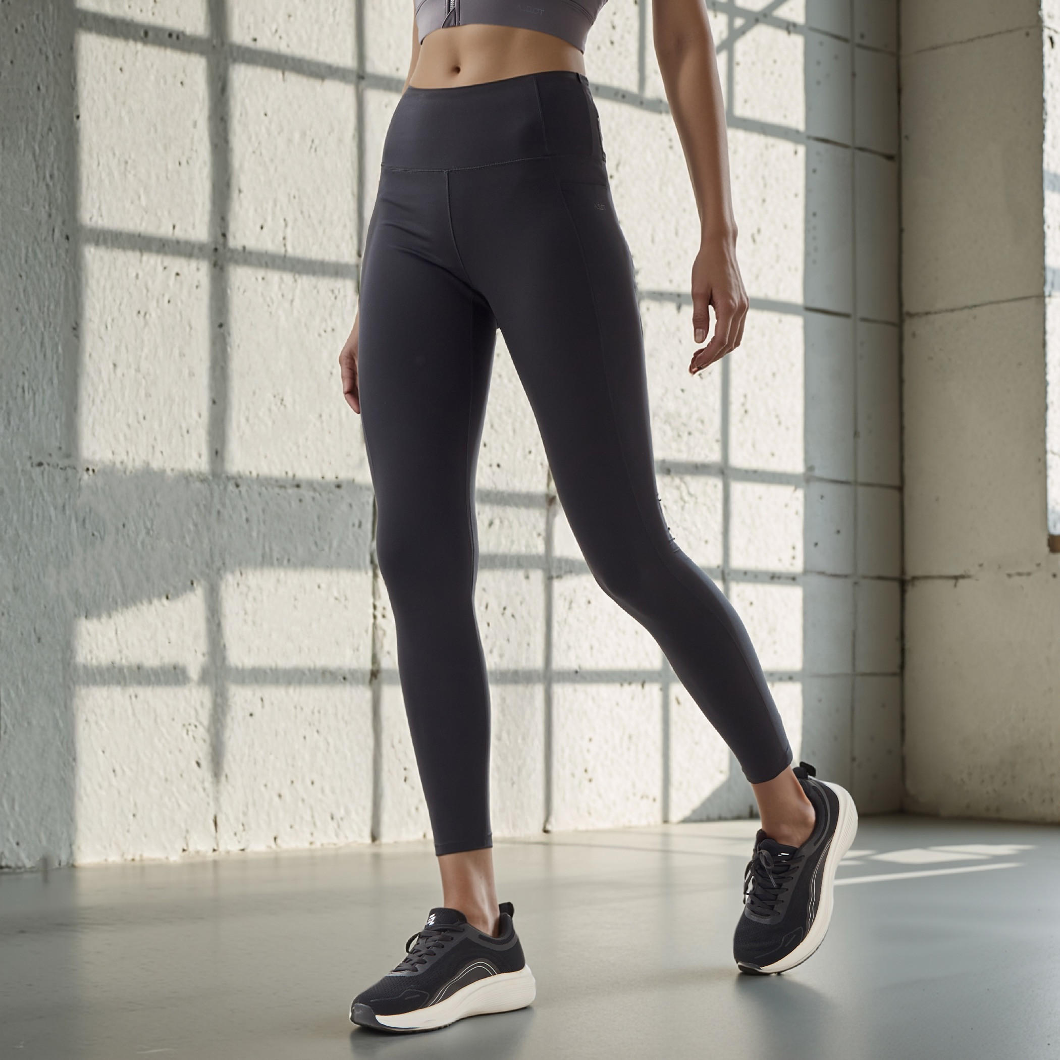 Skinny Fit Flexi Waist Leggings with Pockets-sports-women-clothing-activewearleggings-image-1