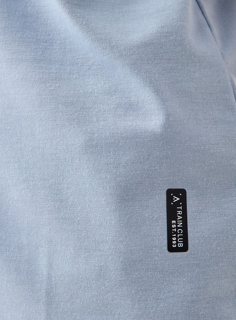 Seamless Crew Neck T-shirt with Short Sleeves-women-clothing-tshirts-image-5