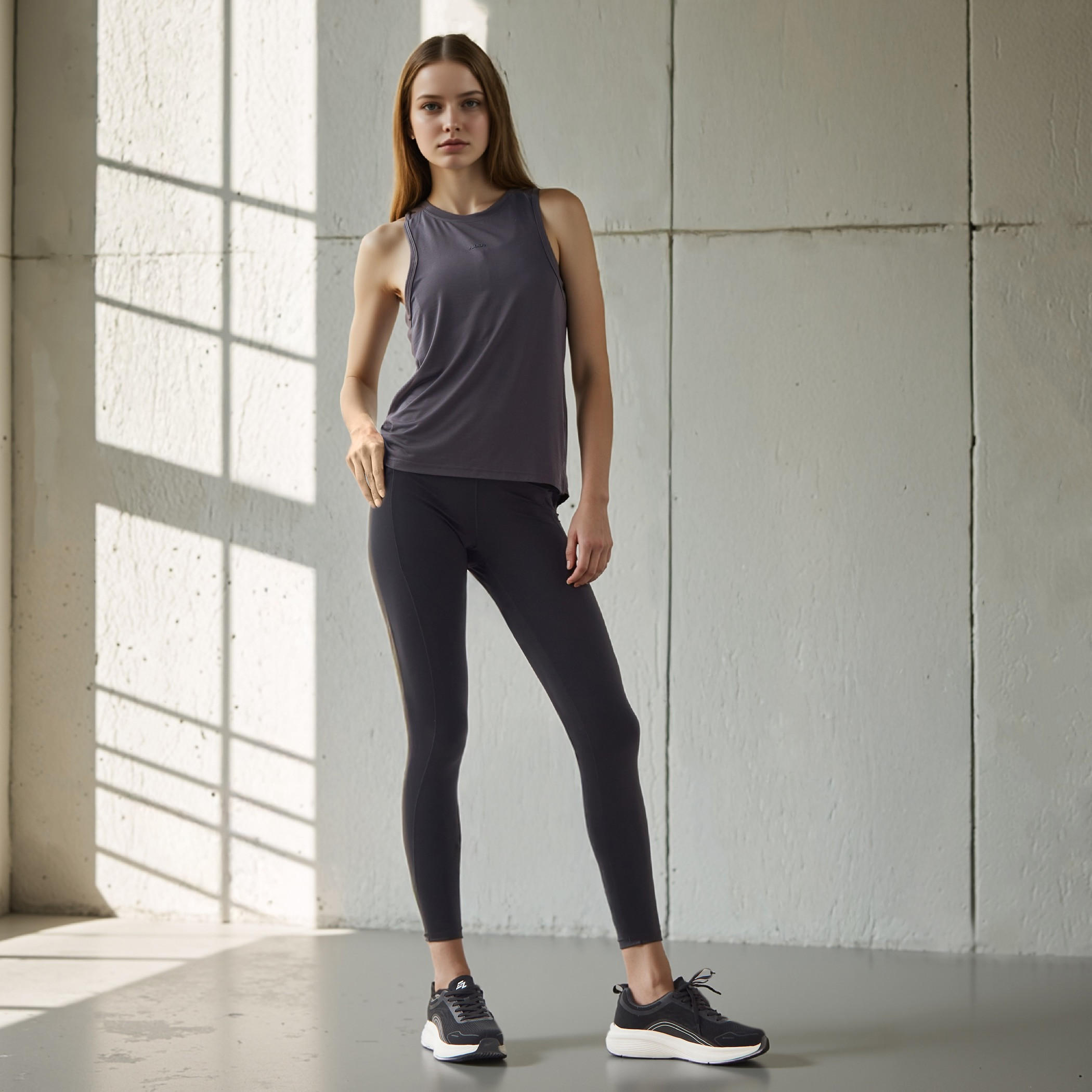 تيشيرت بقصة عادية وظهر ريسر-women-clothing-tshirts-image-2