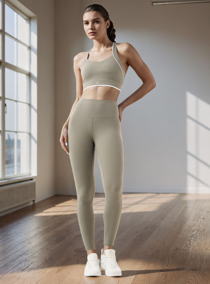 بنطلون ليقنز بتحديد بلون متباين-sports-women-clothing-activewearleggings-image-2