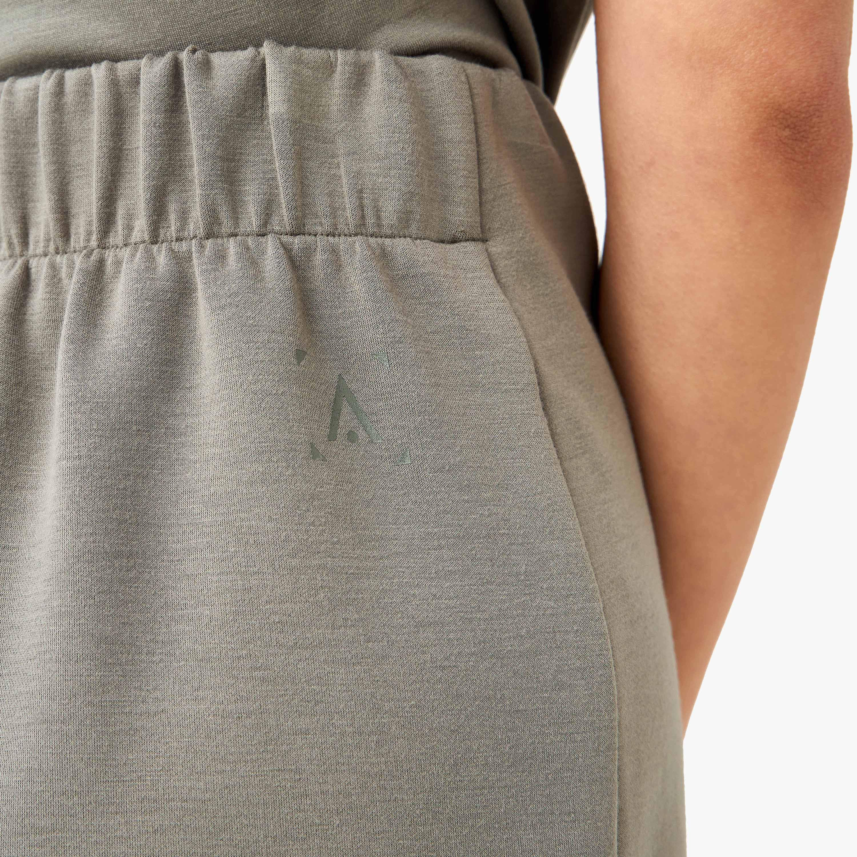 Knot Detail Skort with Elasticated Waistband-women-clothing-sportswearandactivewear-bottoms-athleticskirtsandshorts-image-4