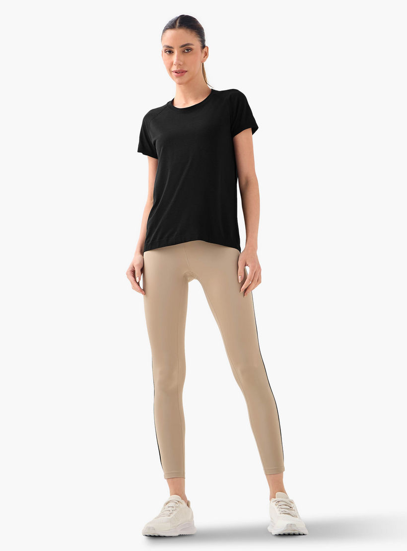 تيشيرت دون خياطة بأكمام مغايرة-women-clothing-tshirts-image-4
