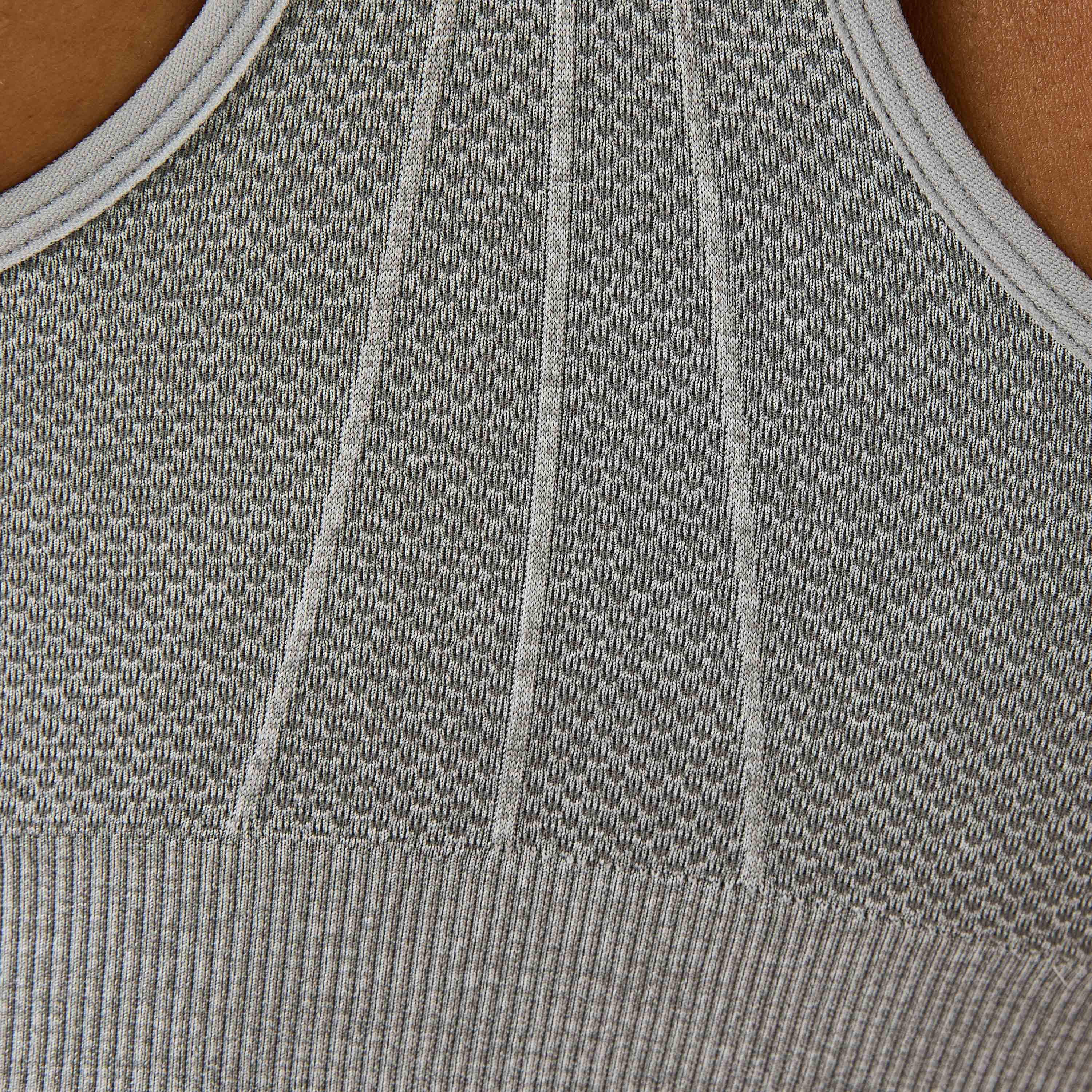 Textured Scoop Neck Sports Bra with Removable Pads and Racerback-women-clothing-lingerie-bras-image-5