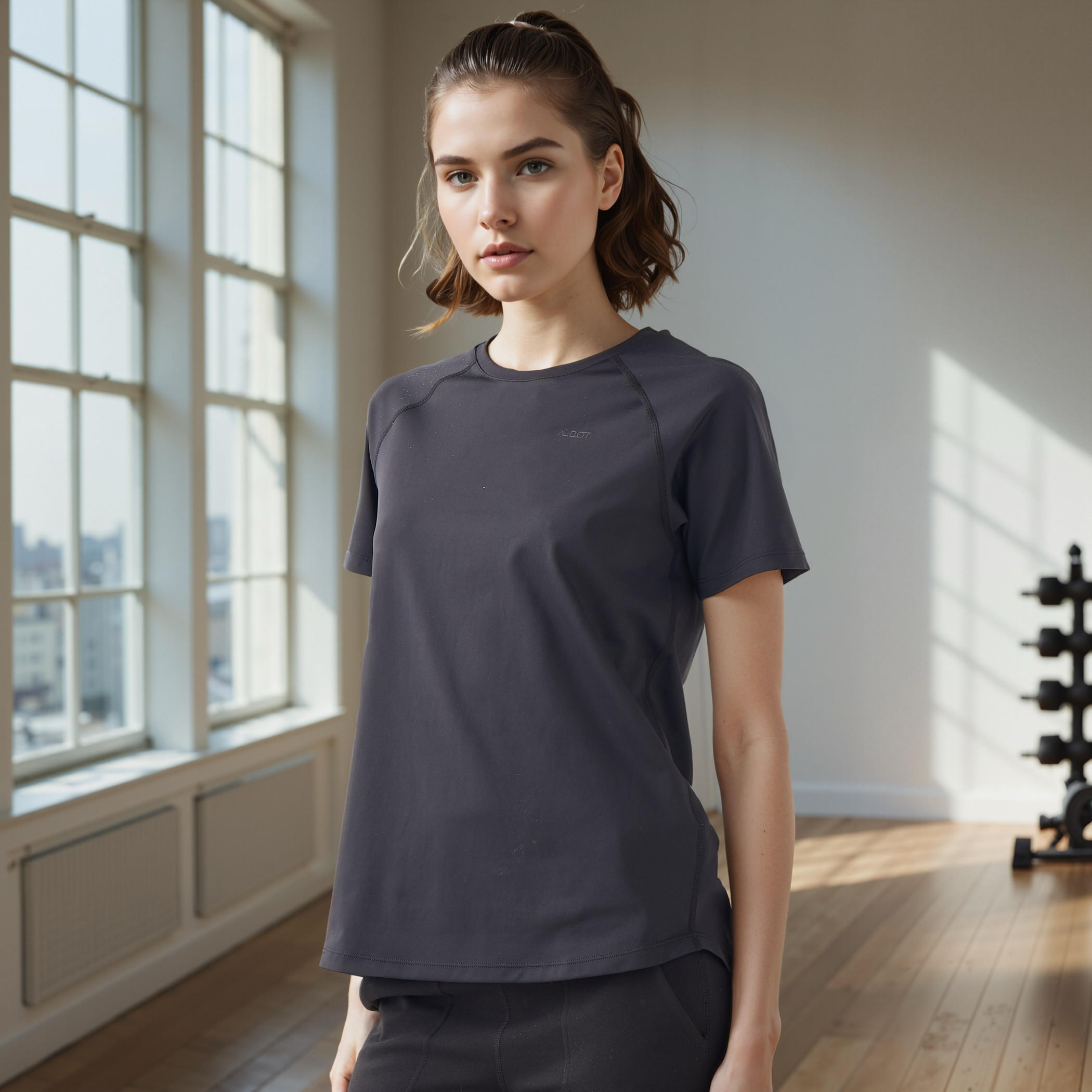 Regular Fit T-shirt with Raglan Sleeves-women-clothing-tshirts-image-1
