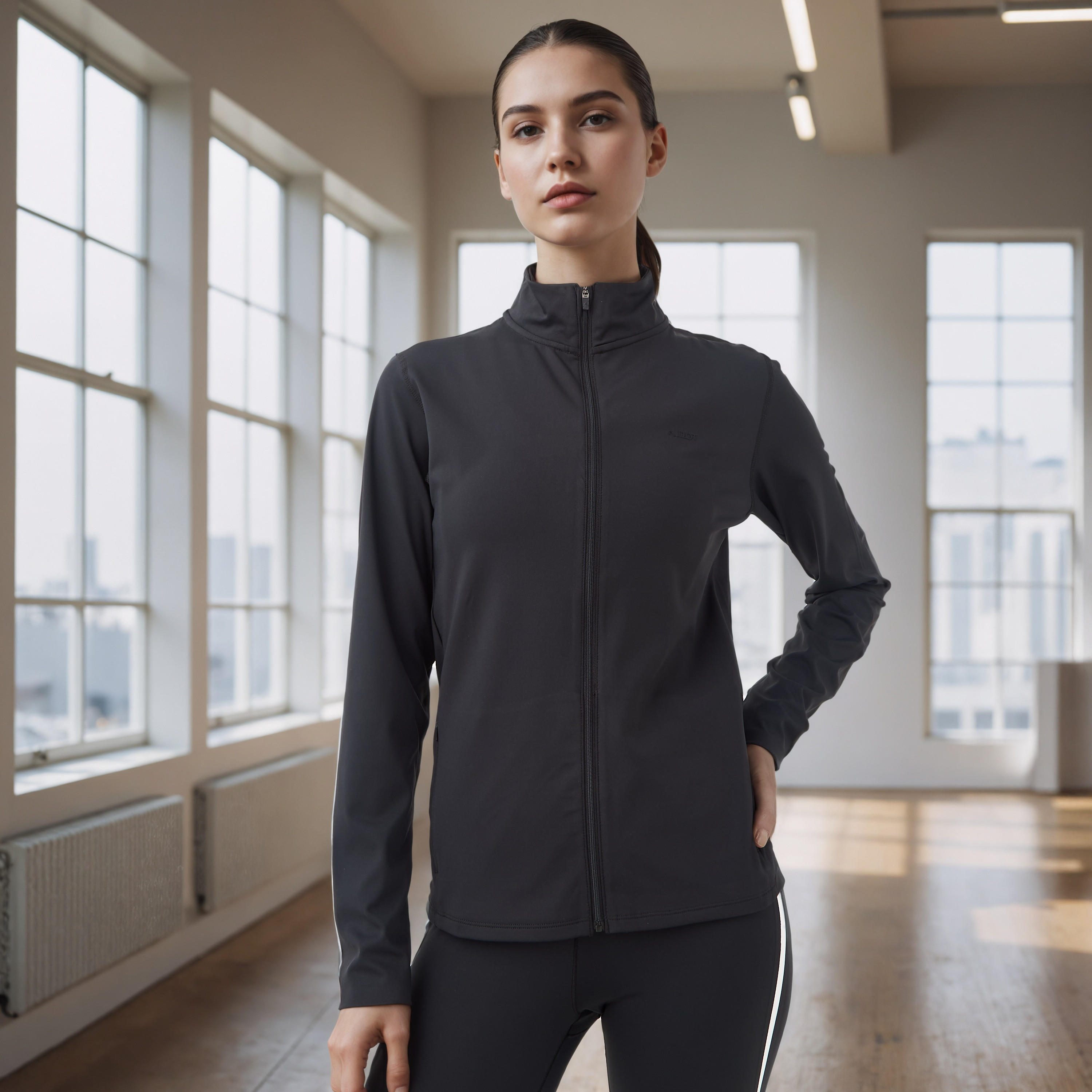 جاكيت بسحاب أمامي وجيوب-women-clothing-sportswearandactivewear-coatsandjackets-jackets-image-5
