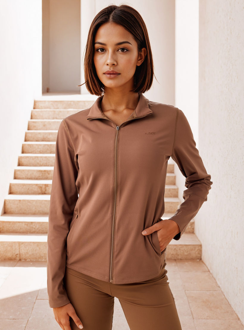 جاكيت بسحاب أمامي وجيوب-women-clothing-sportswearandactivewear-coatsandjackets-jackets-image-1