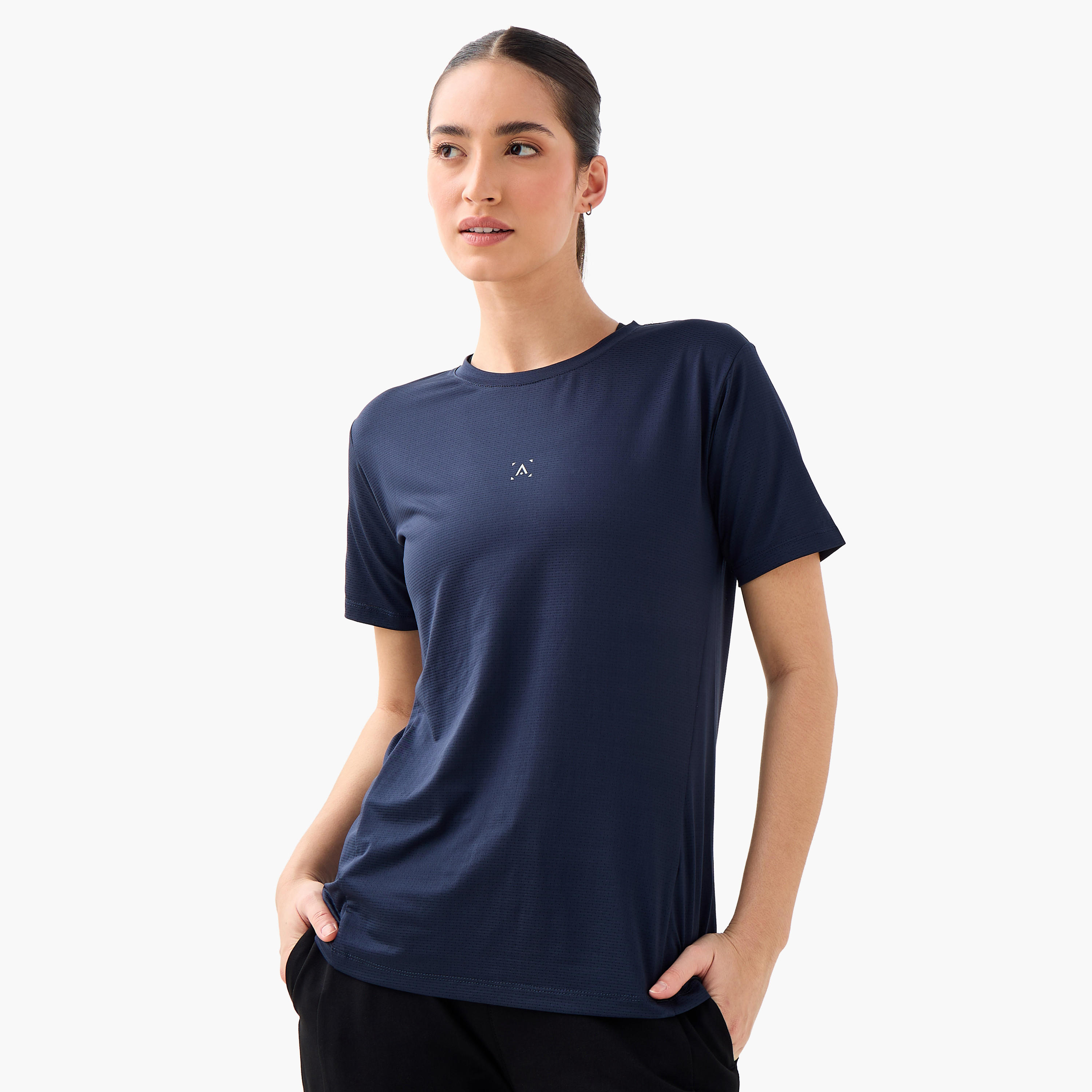 Textured Gym T-shirt-women-clothing-tshirts-image-1