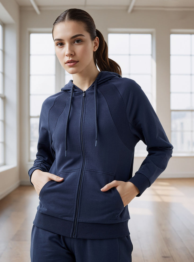 جاكيت بقبعة وسحاب إغلاق-women-clothing-sportswearandactivewear-coatsandjackets-jackets-image-1