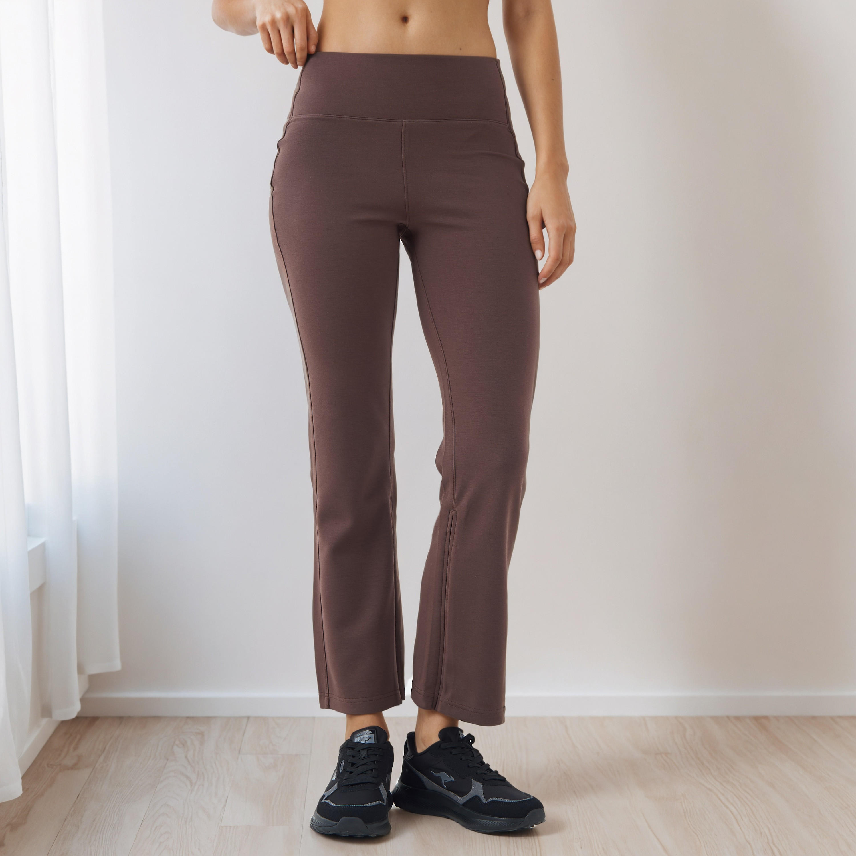 بنطلون بخصر عالي وقصة عادية-women-clothing-bottoms-joggers-image-5