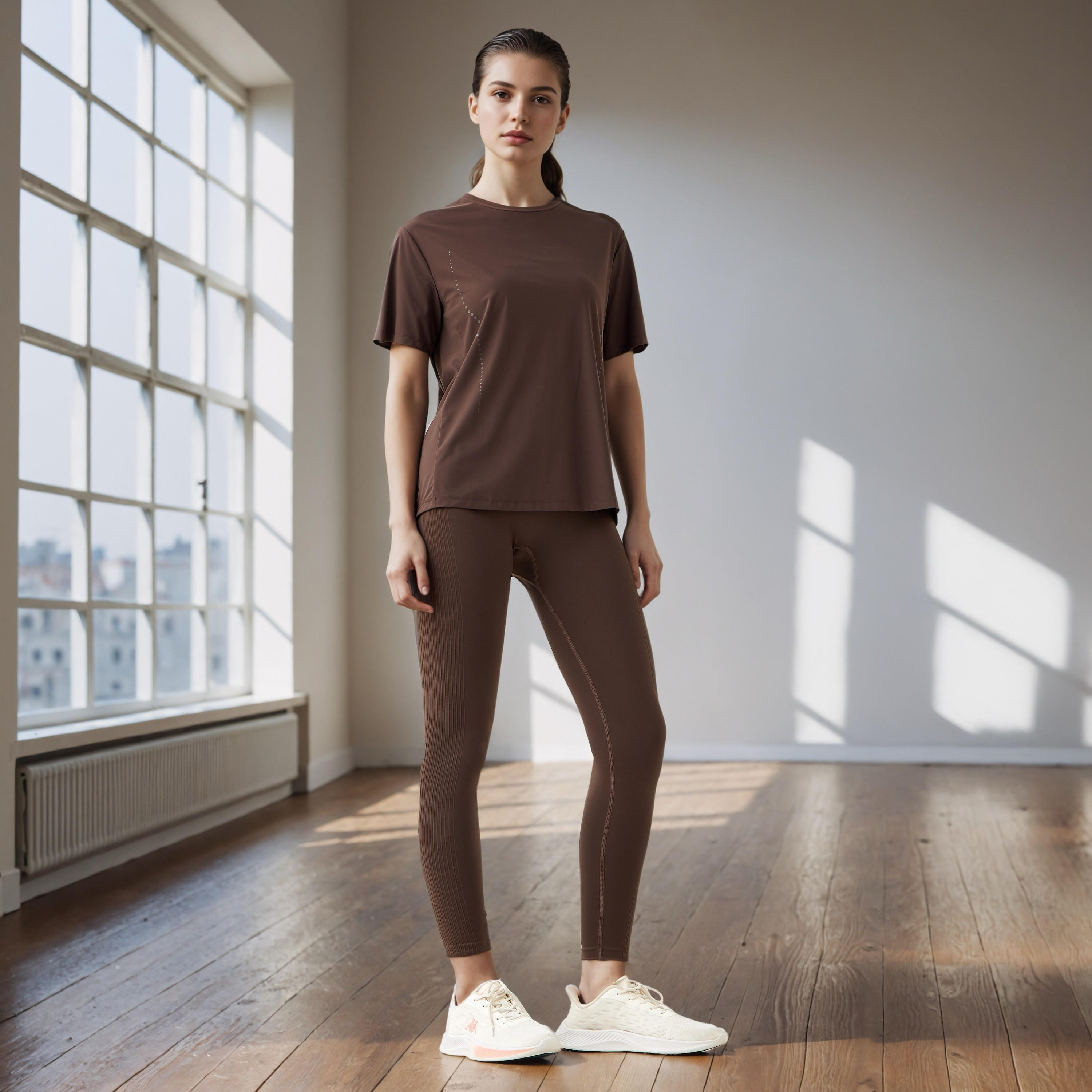 تيشيرت رياضي بقصة عادية-women-clothing-tshirts-image-4