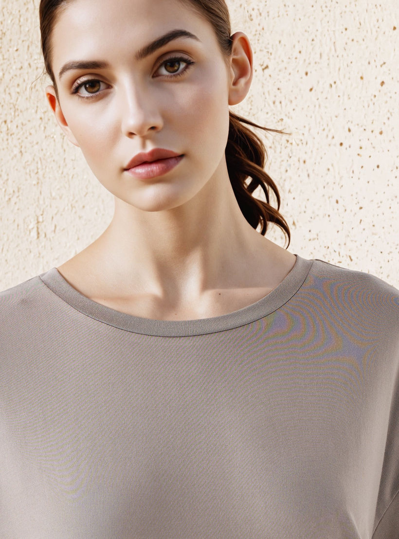تيشيرت بوكسي بياقة مستديرة-women-clothing-tshirts-image-4