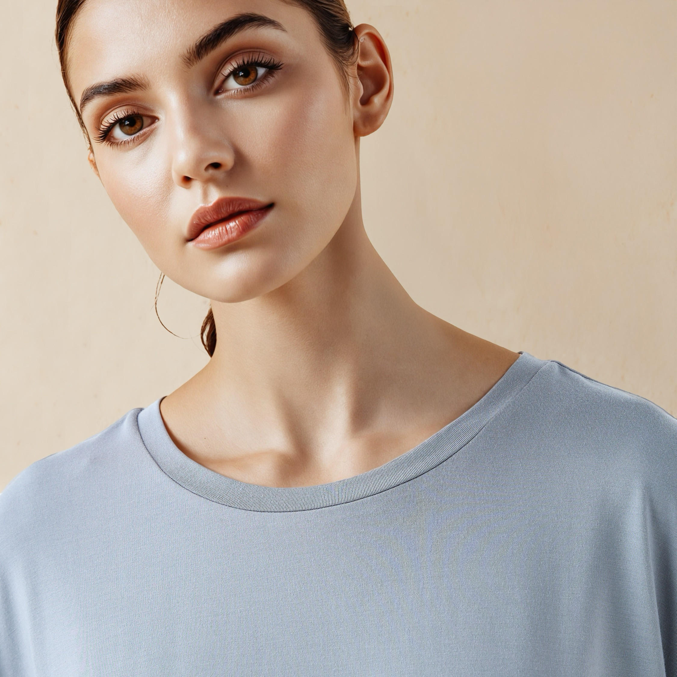 تيشيرت بوكسي بياقة مستديرة-women-clothing-tshirts-image-4
