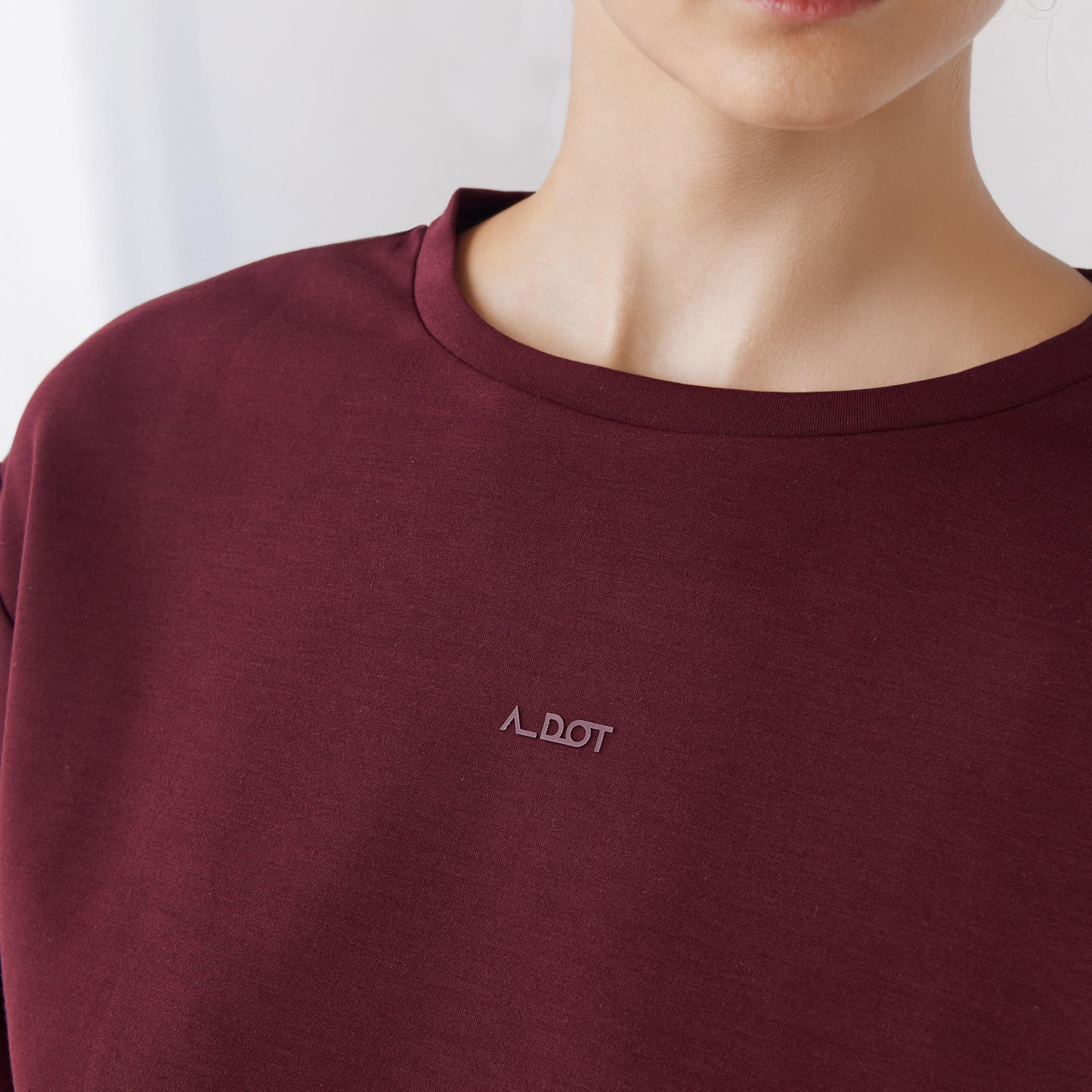Piping Detail T-shirt with Long Sleeves-women-clothing-tshirts-image-4