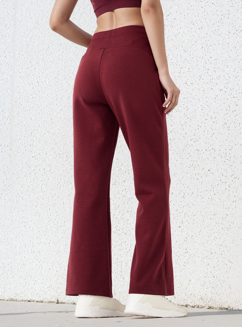 بنطلون رياضي نسائي بقصة عادية وجيوب بسحاب-women-clothing-trousers-image-3
