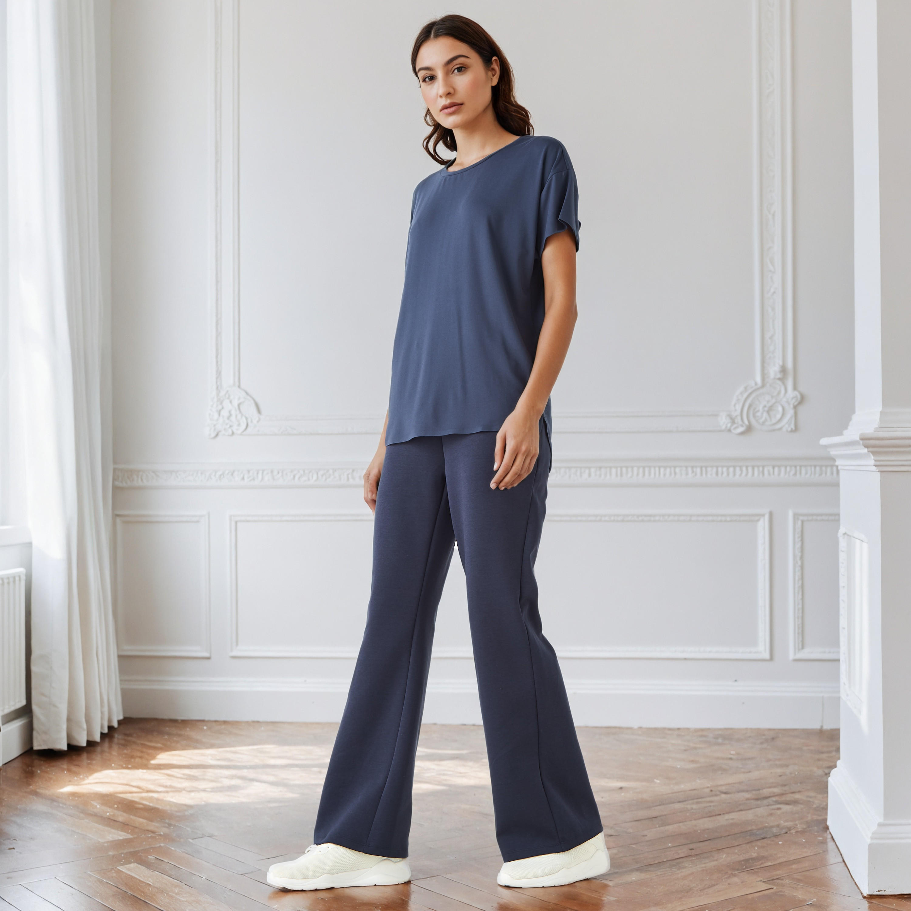 بنطلون رياضي بقصة واسعة وجيوب بسحاب إغلاق للنساء-women-clothing-sportswearandactivewear-trackpantsandtracksuits-image-4