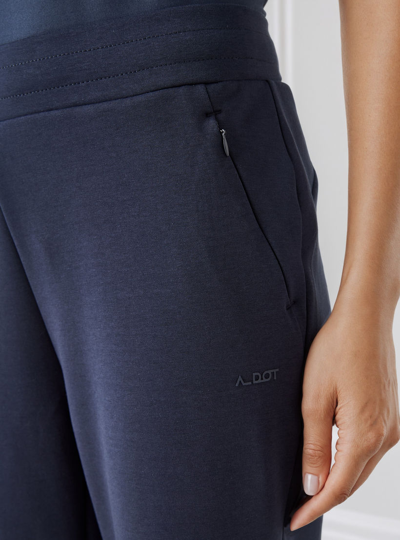 بنطلون رياضي بقصة واسعة وجيوب بسحاب إغلاق للنساء-women-clothing-sportswearandactivewear-trackpantsandtracksuits-image-1