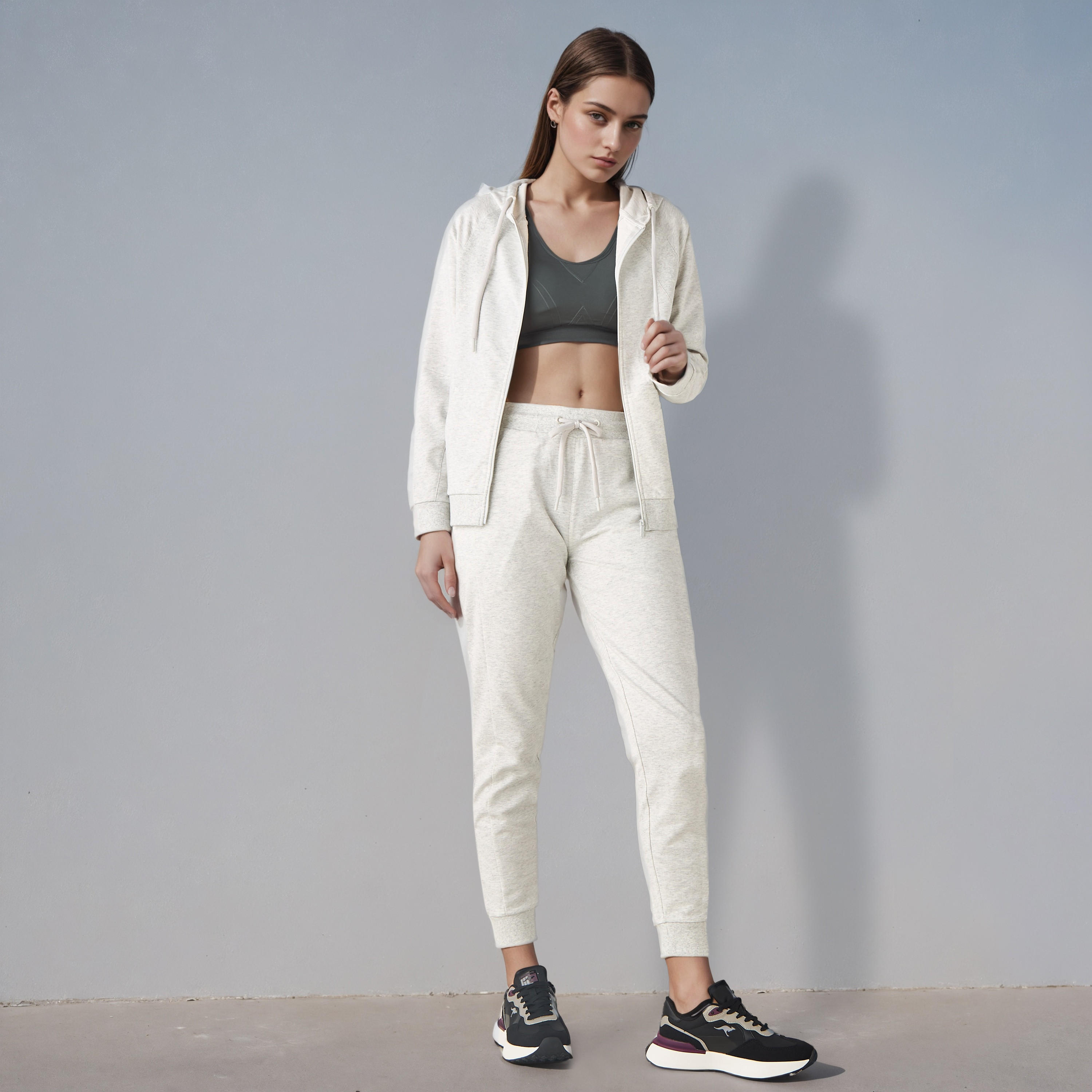 Women Regular Fit Zip Through Hoodie-women-clothing-sportswearandactivewear-hoodiesandsweatshirts-image-2