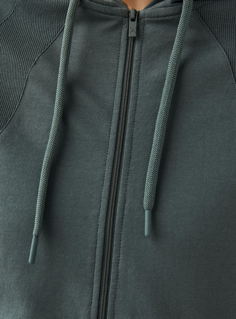 هودي بسحاب وقصة عادية للنساء-women-clothing-sportswearandactivewear-hoodiesandsweatshirts-image-3