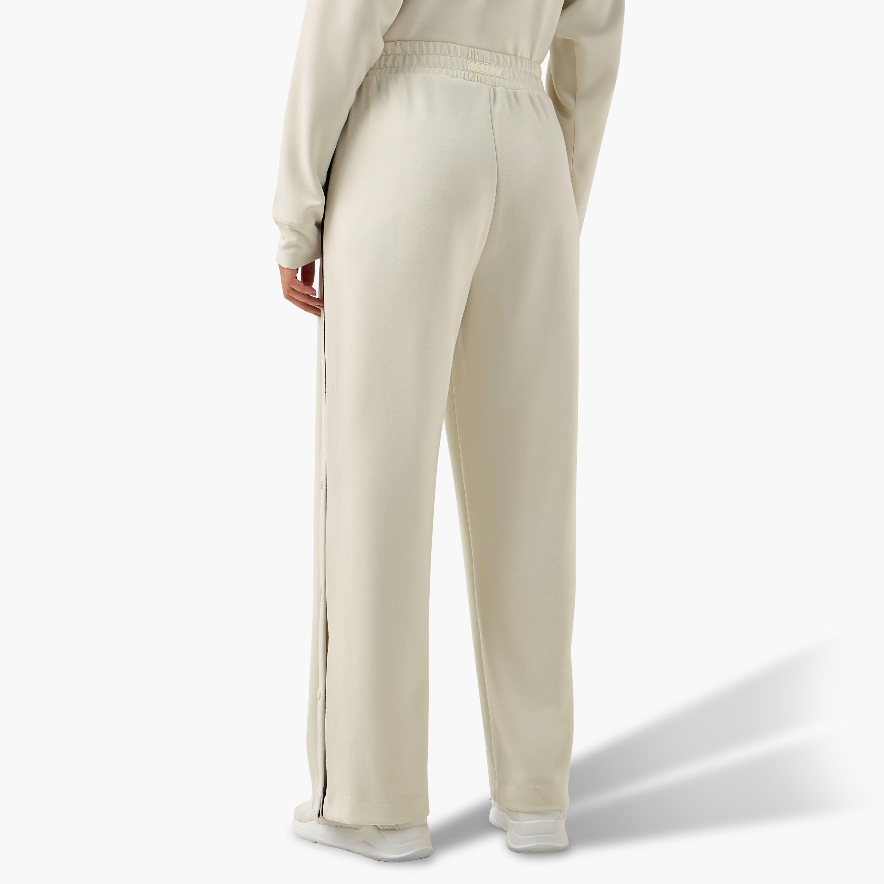 Women Regular Fit Joggers with Button Detail-women-clothing-sportswearandactivewear-bottoms-joggersandtrackpants-image-3