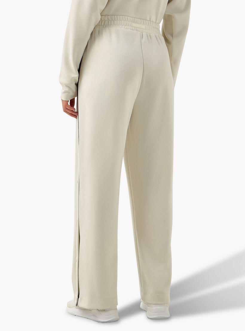 Women Regular Fit Joggers with Button Detail-women-clothing-sportswearandactivewear-bottoms-joggersandtrackpants-image-3