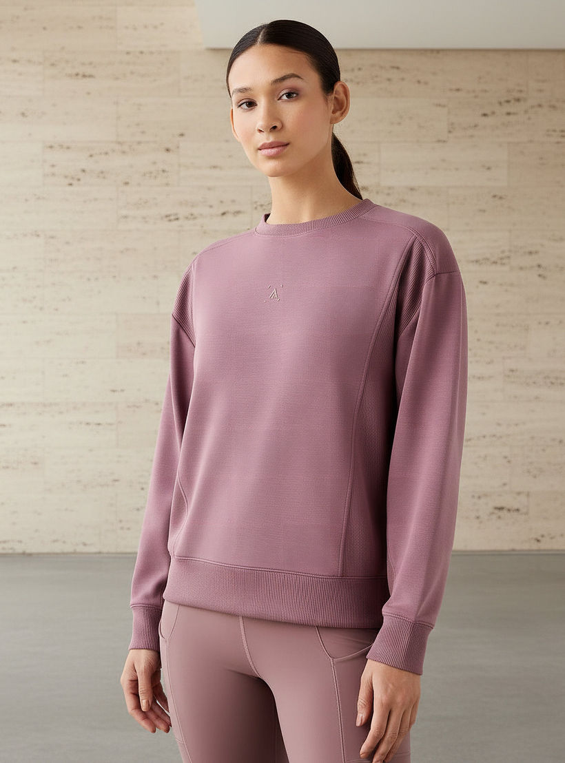 سويت شيرت ناعم للنساء-women-clothing-sportswearandactivewear-hoodiesandsweatshirts-image-1