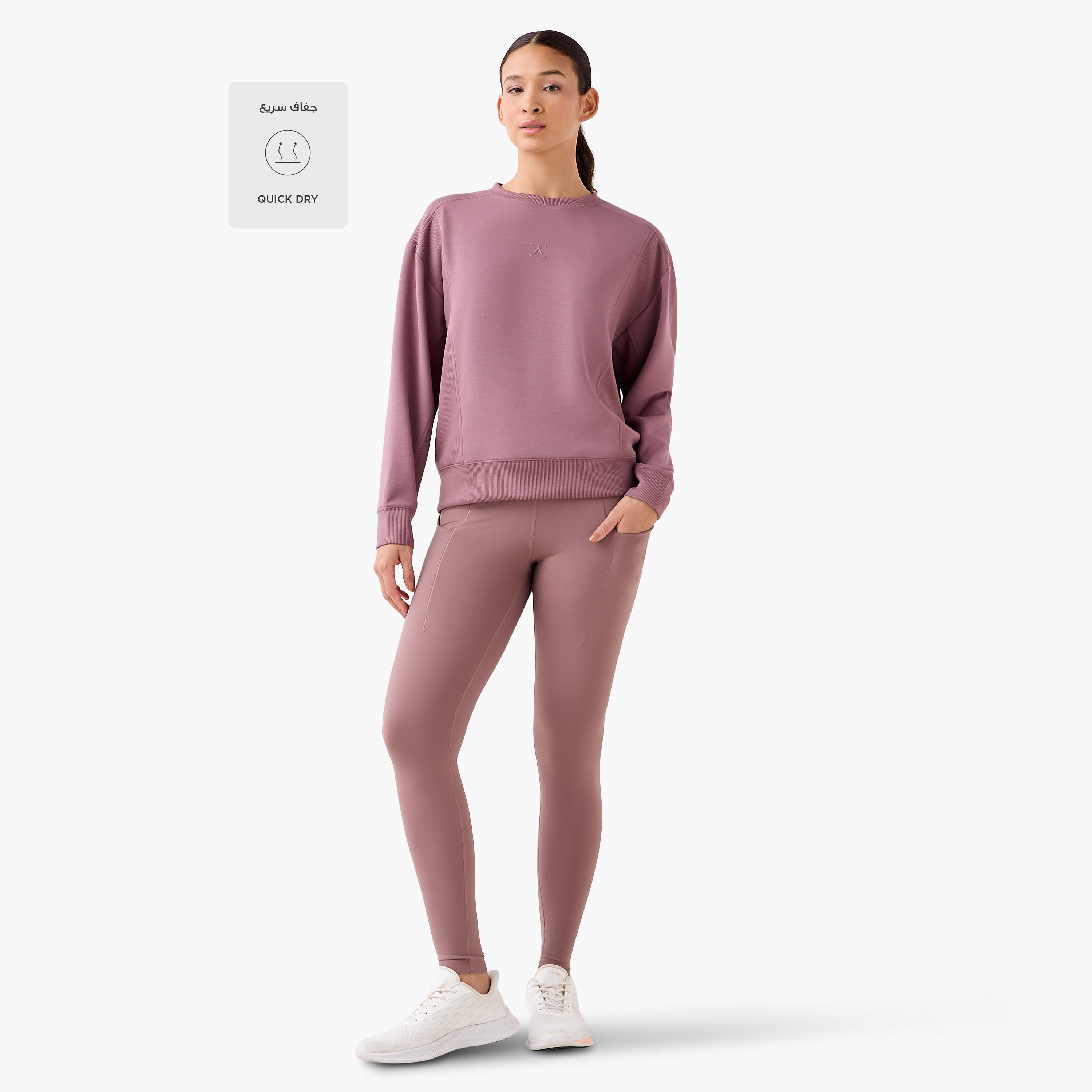 سويت شيرت ناعم للنساء-women-clothing-sportswearandactivewear-hoodiesandsweatshirts-image-2