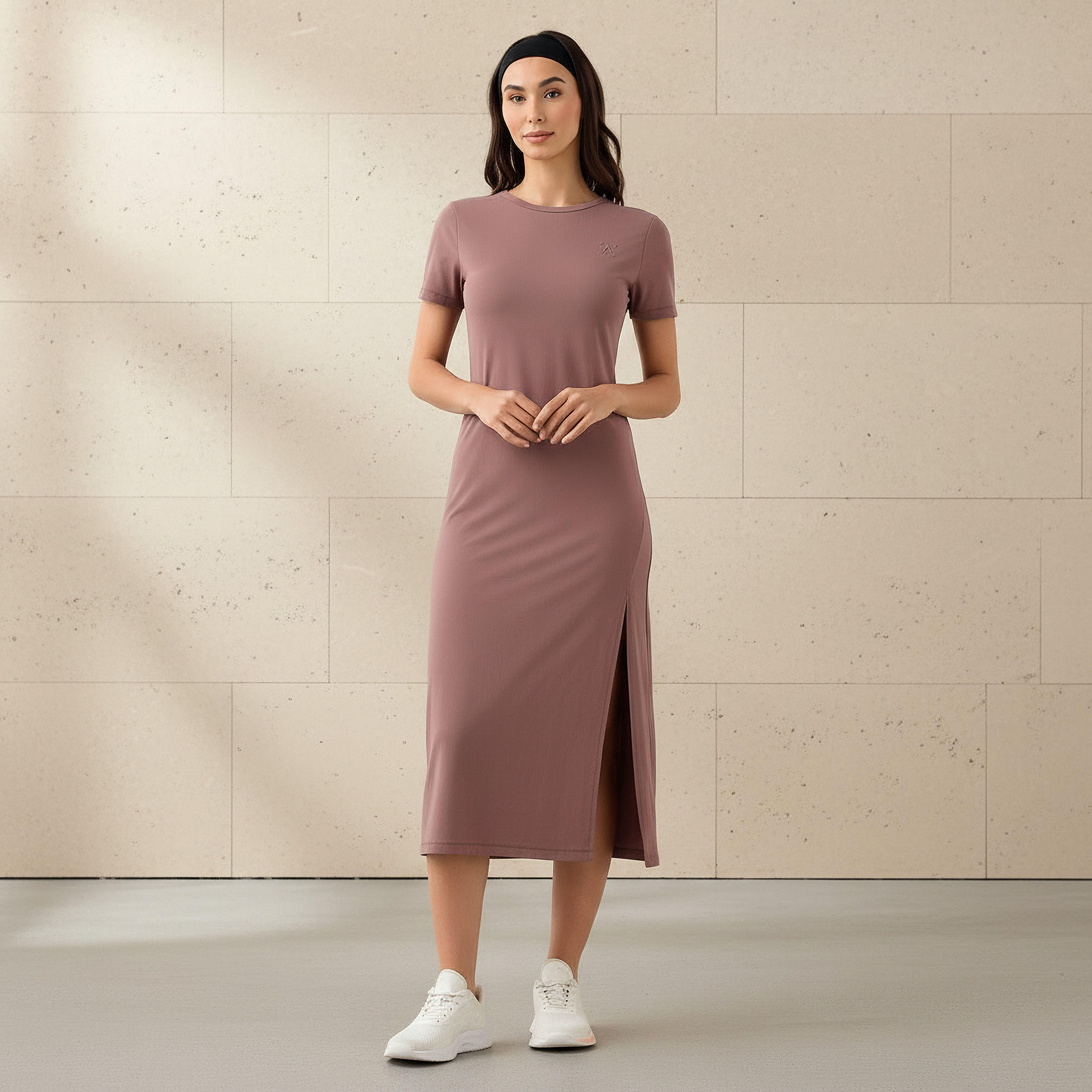 Long Dress with Slit Detail-women-clothing-dresses-image-1