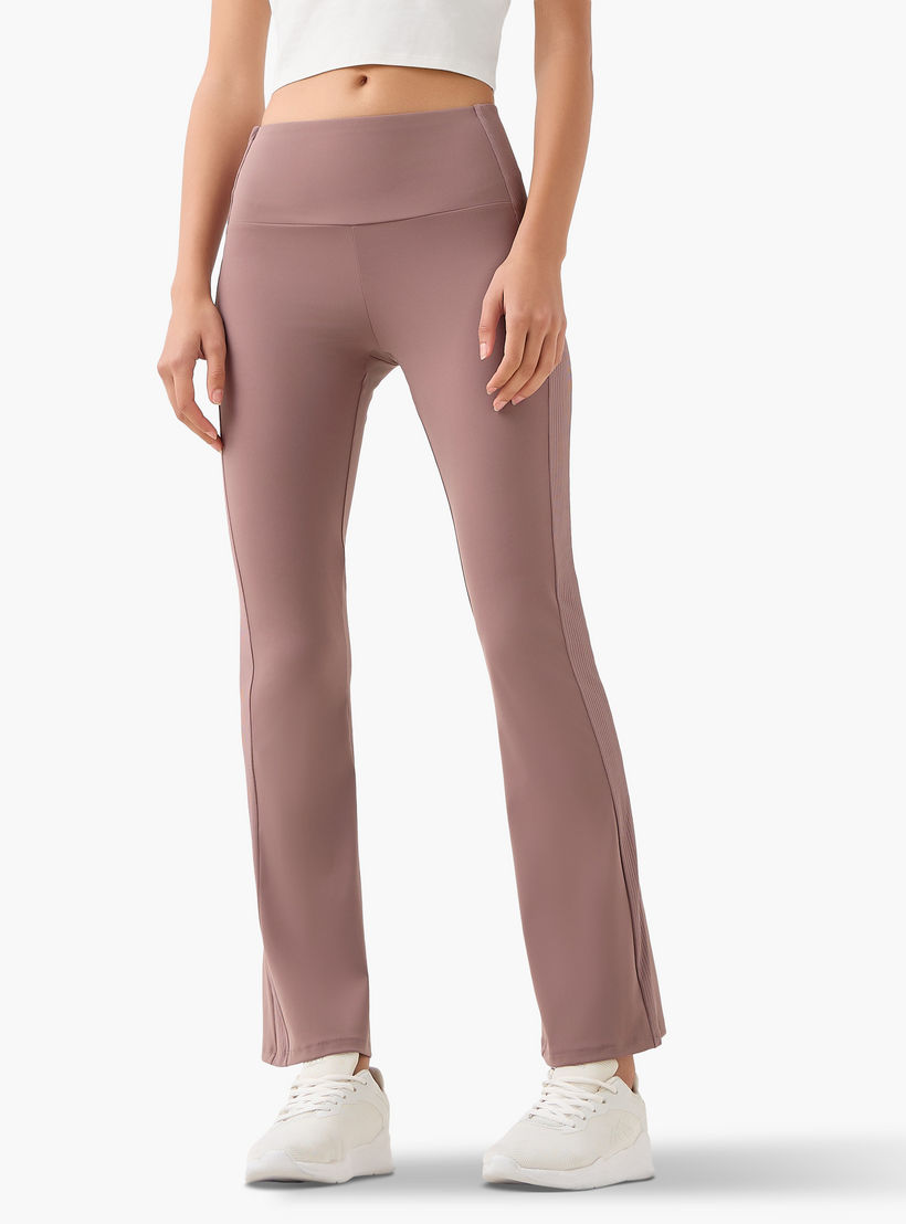 بنطلون ليقنز بحواف واسعة ولوح مضلع-women-clothing-bottoms-leggings-image-5