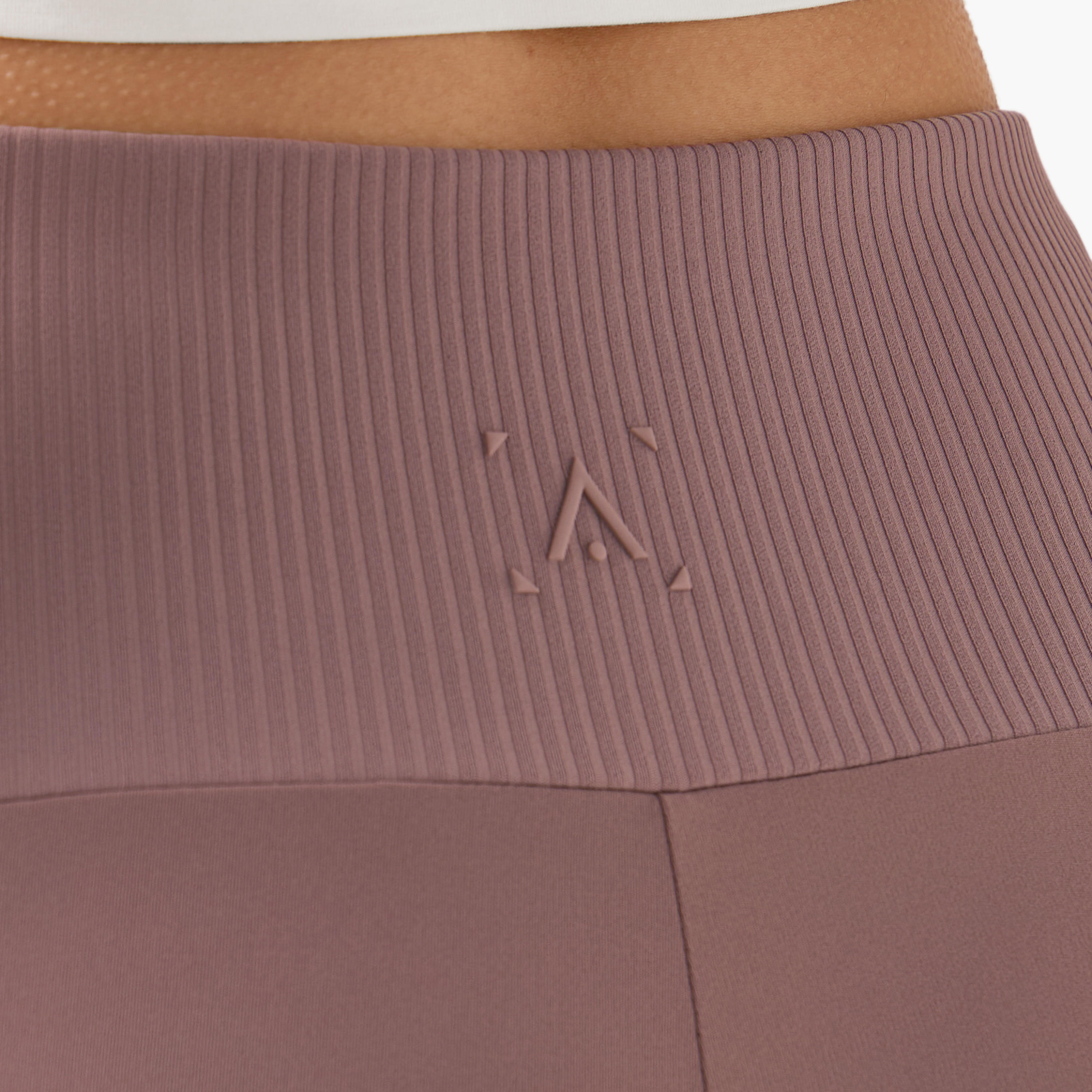 بنطلون ليقنز بحواف واسعة ولوح مضلع-women-clothing-bottoms-leggings-image-2