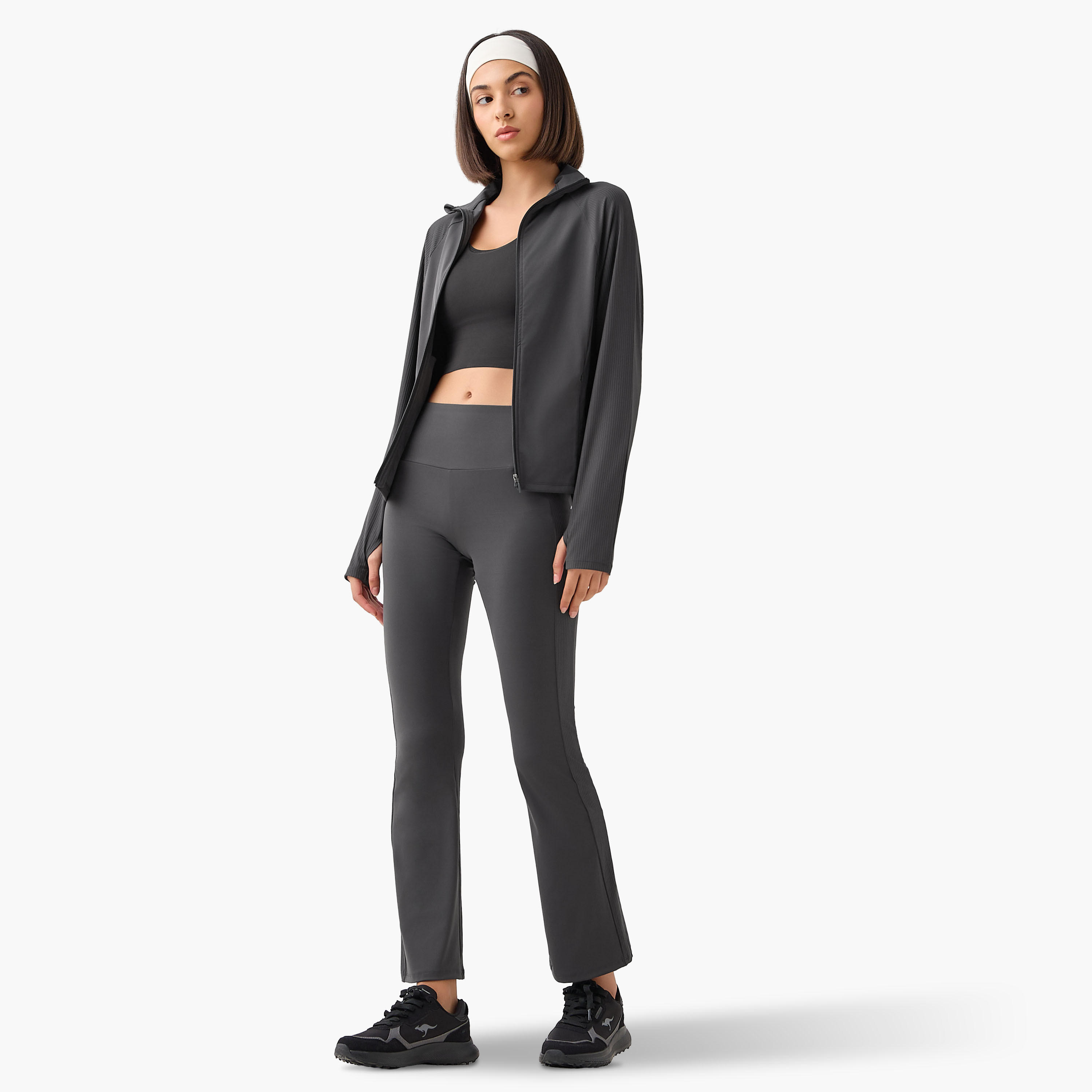 Flared Leggings with Ribbed Panel-women-clothing-bottoms-leggings-image-3
