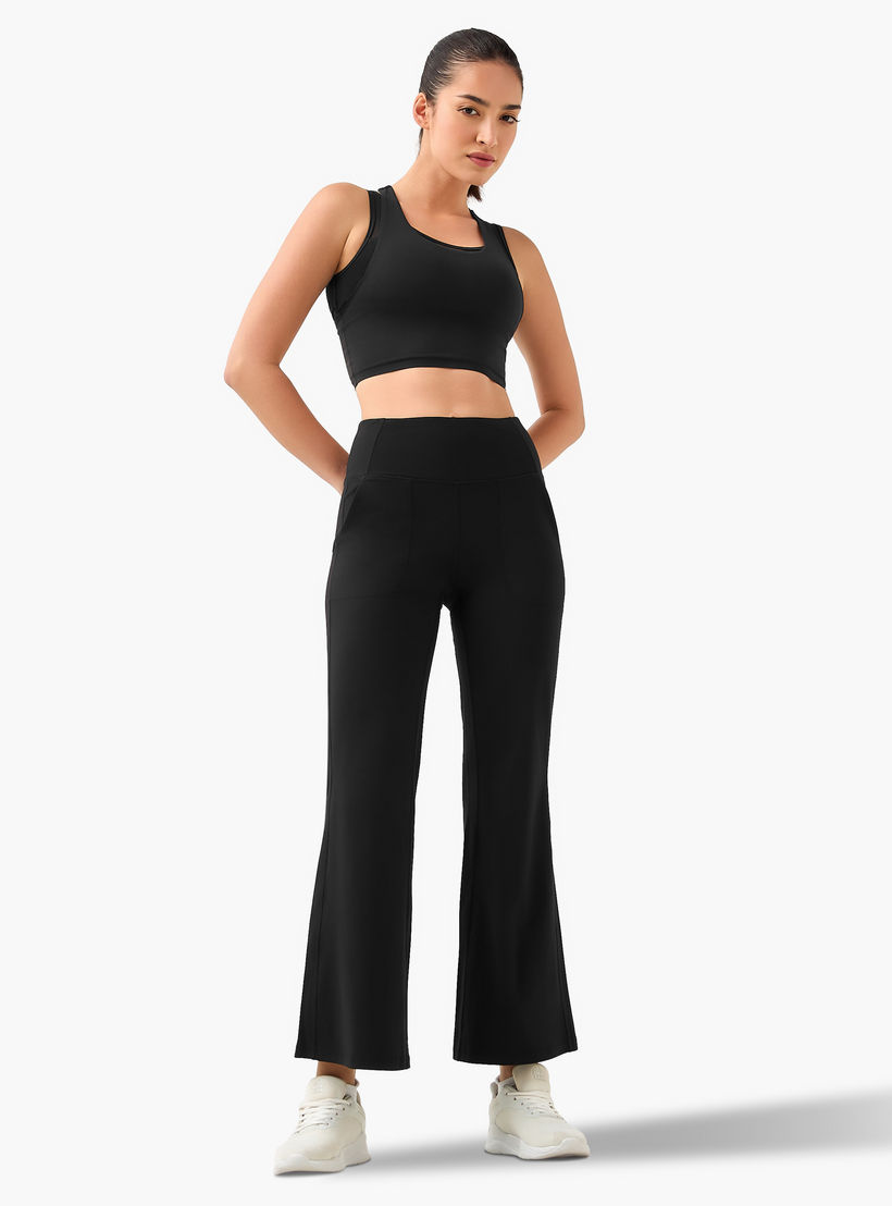 Women Flared Leggings with Pockets-women-clothing-coordsets-image-3