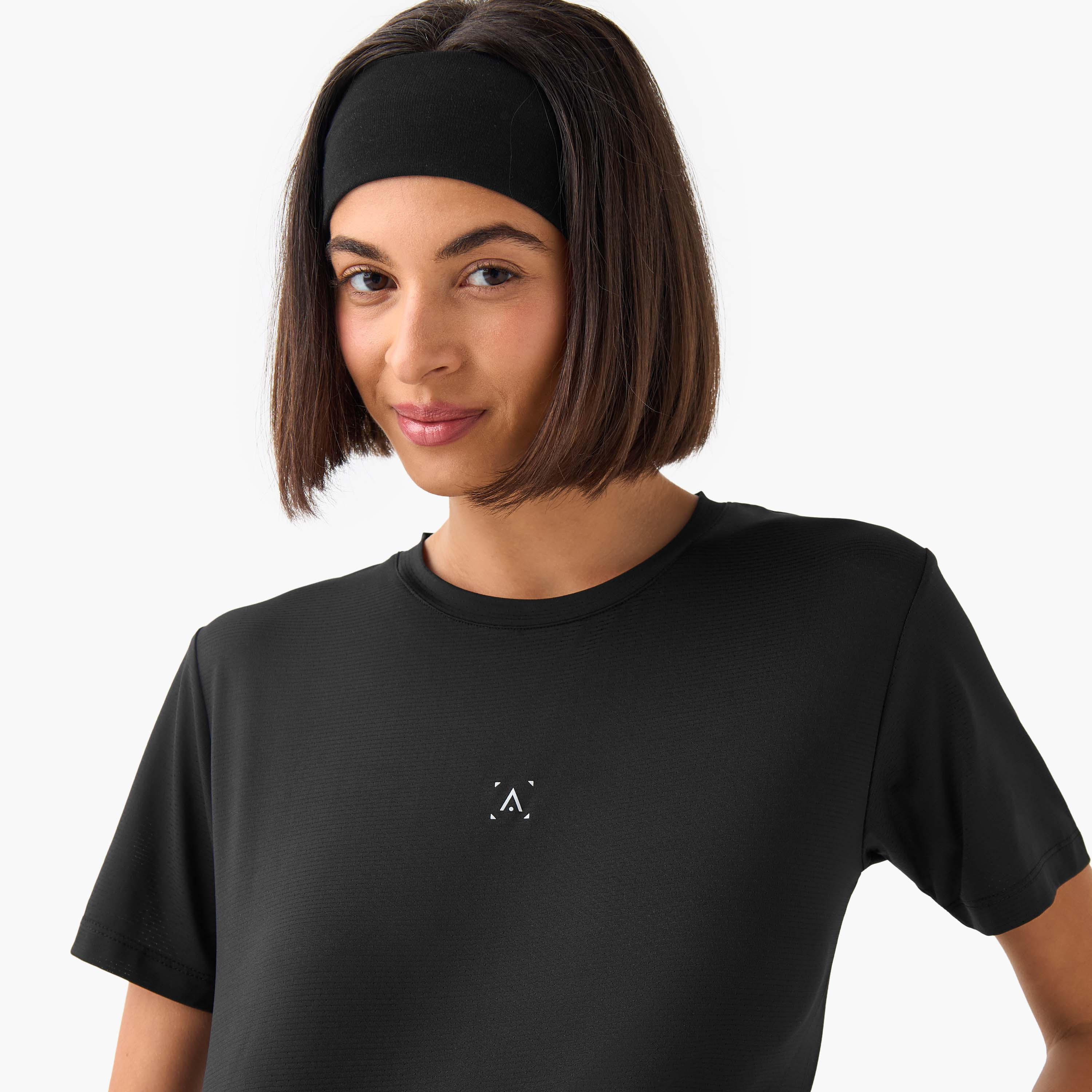 Crew Neck Short Sleeves T-shirt with Print-women-clothing-tshirts-image-6