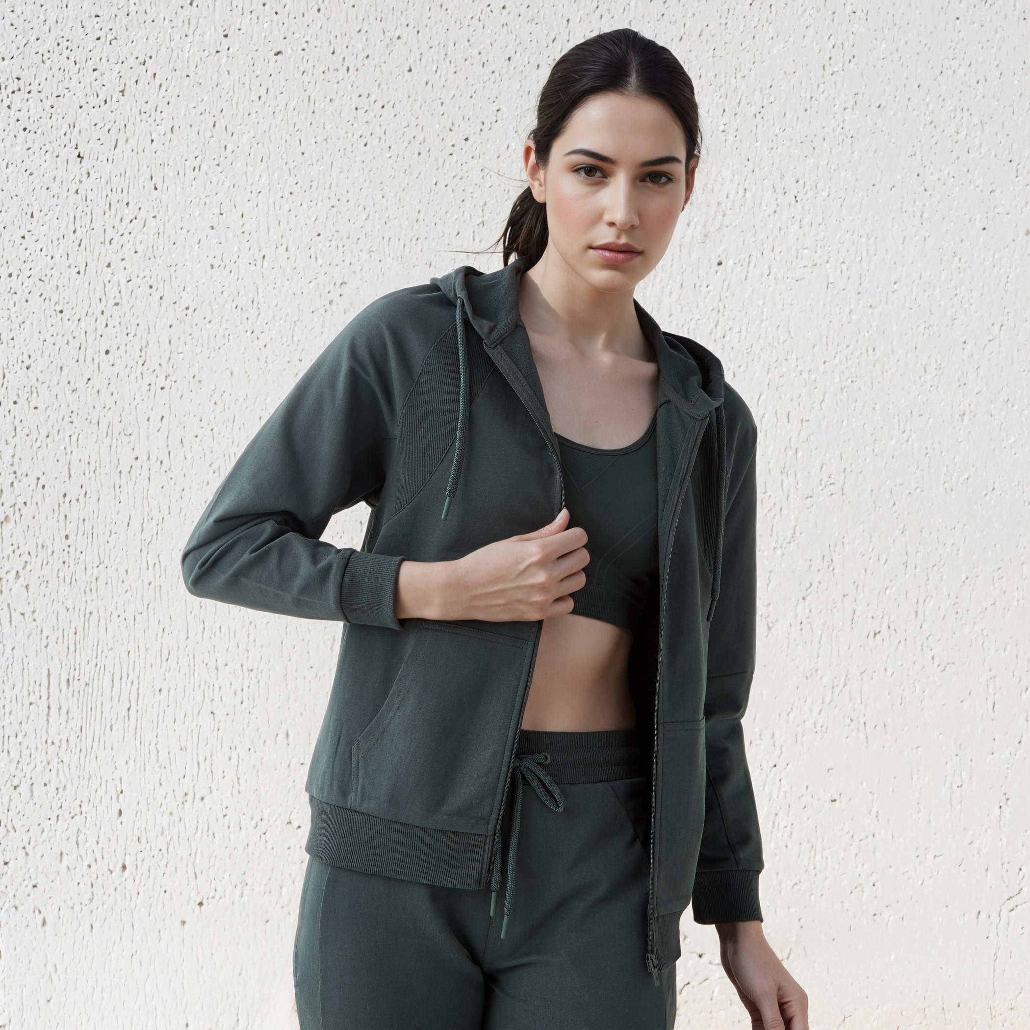 Women Hooded Jacket-women-clothing-sportswearandactivewear-coatsandjackets-jackets-image-1