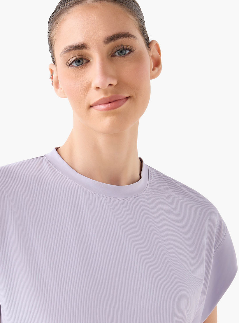 Women Ribbed 2 Way Stretch Boxy T-shirt-women-clothing-tshirts-image-7