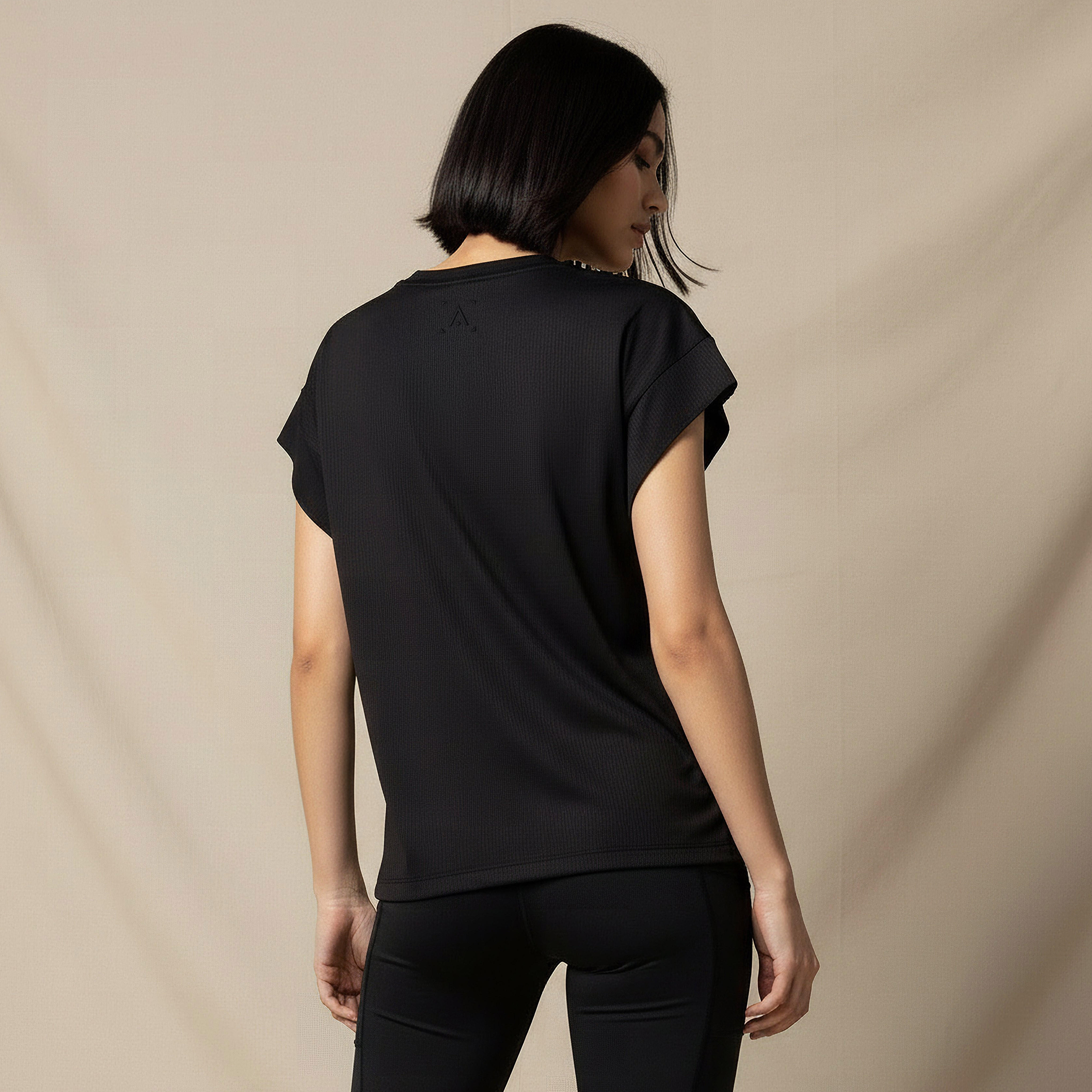 Women Ribbed 2 Way Stretch Boxy T-shirt-women-clothing-tshirts-image-5