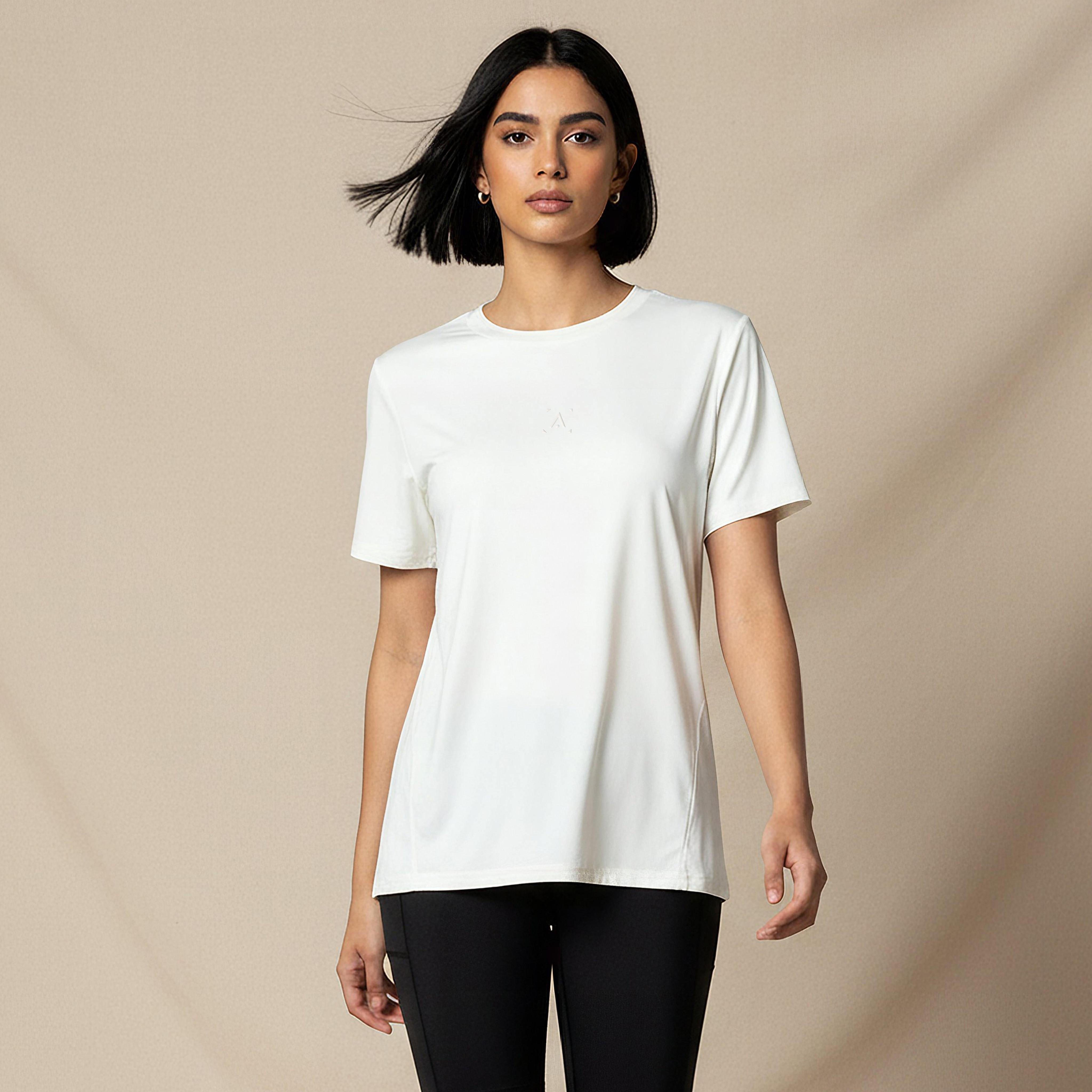 Women 2 Way Stretch Performance T-shirt-women-clothing-coordsets-image-1